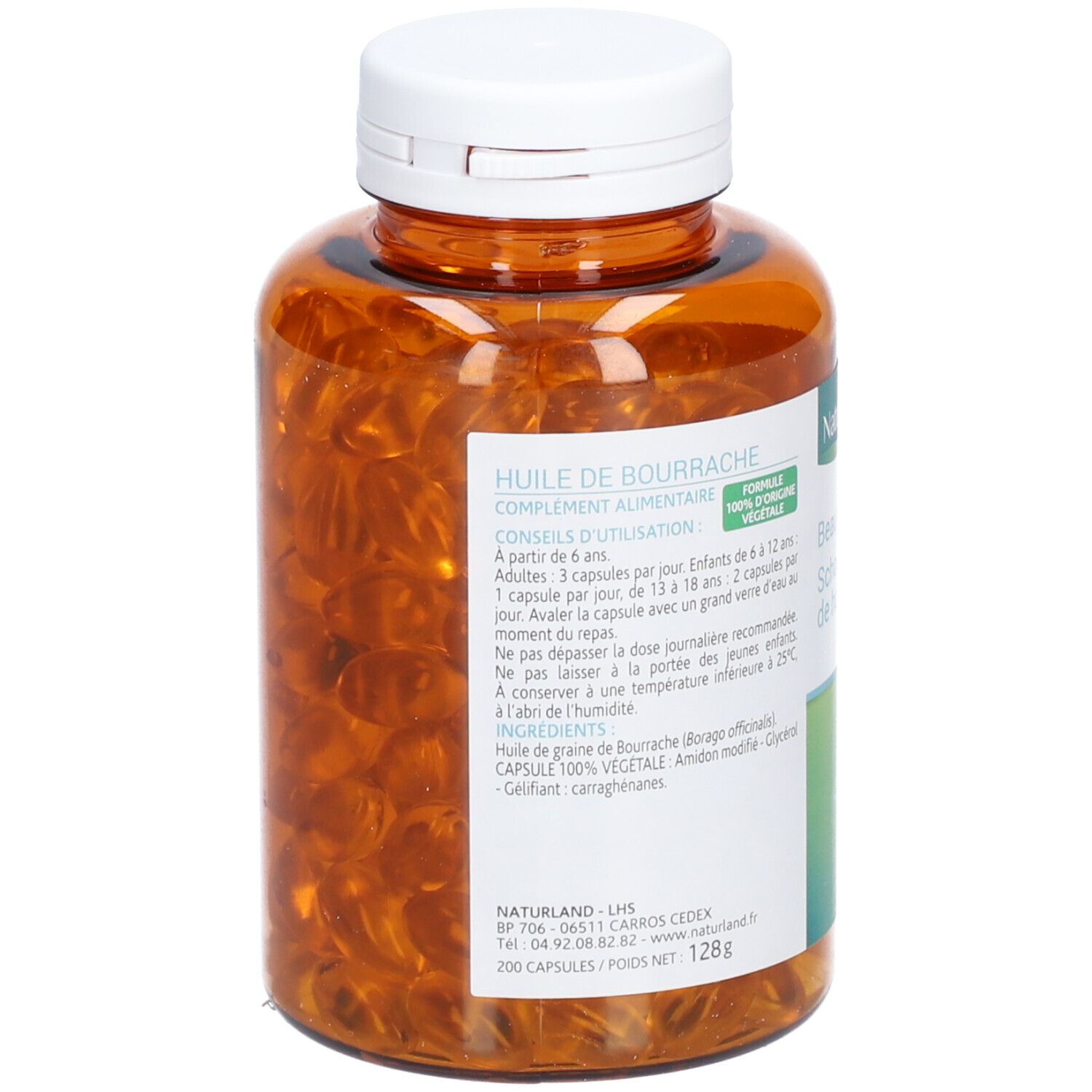NATURLAND Huile de bourrache bio