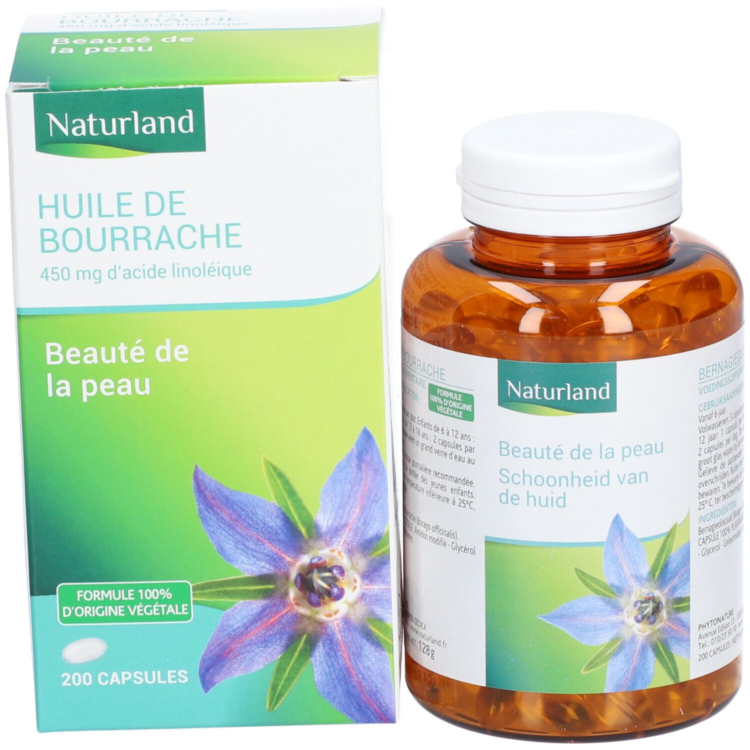 NATURLAND Huile de bourrache bio