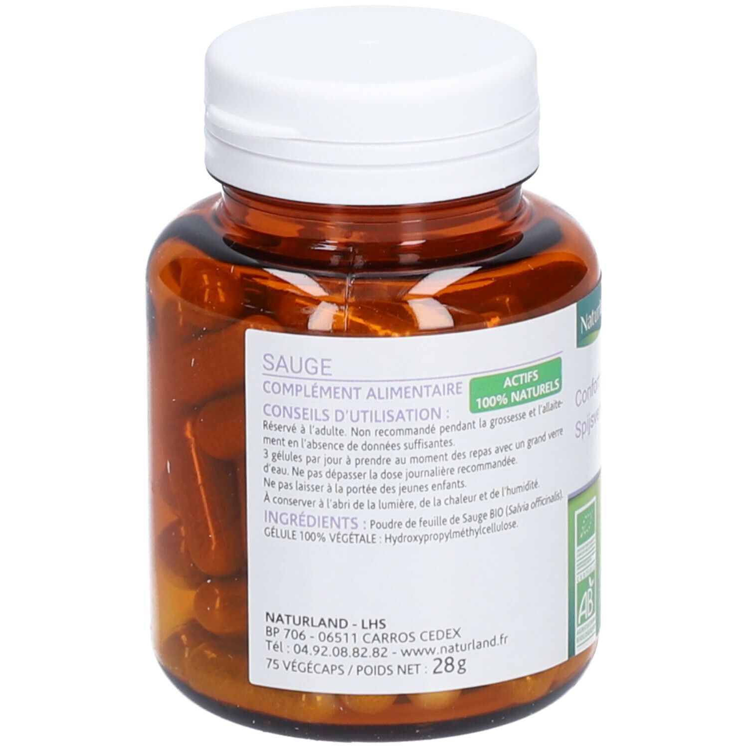 Naturland Sauge Bio - Végécaps