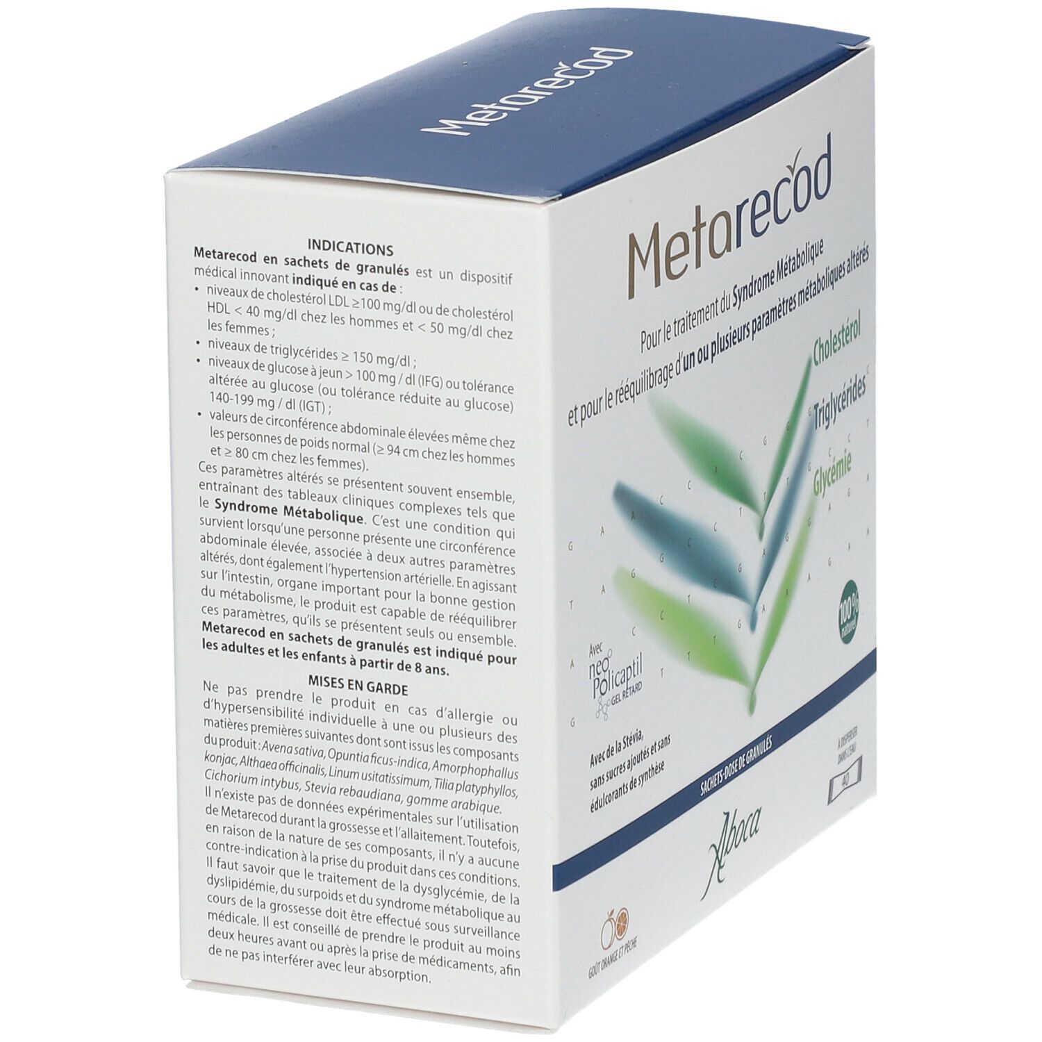 Aboca Metarecod : traitement syndrome métabolique - Dispositif médical