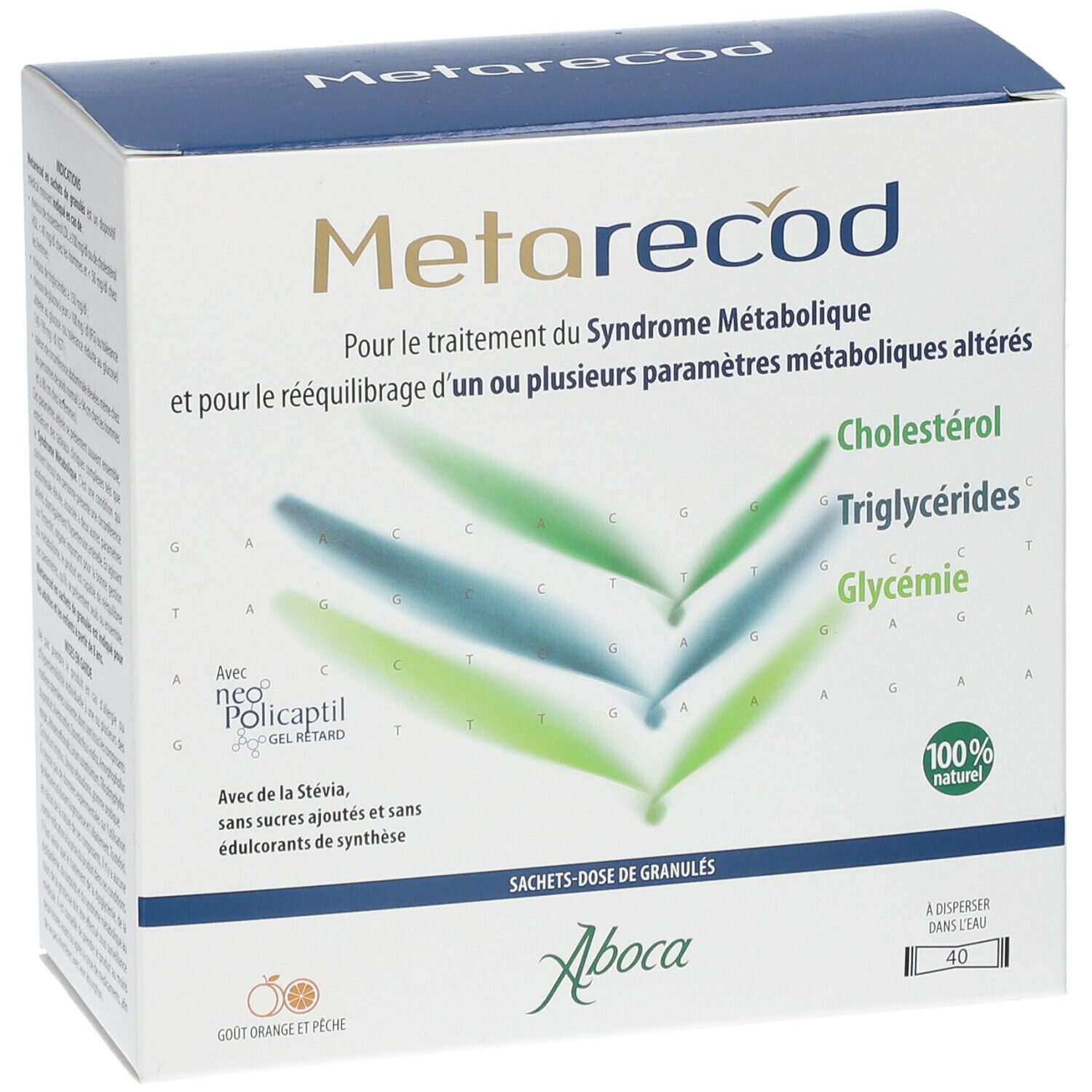 Metarecod traitement du syndrome métabolique Aboca - cholestérol