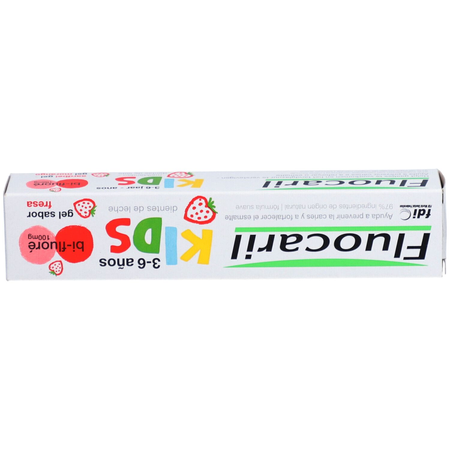 FLUOCARIL Kids 3-6 ans - Gel dentifrice bi-fluoré, goût fraise
