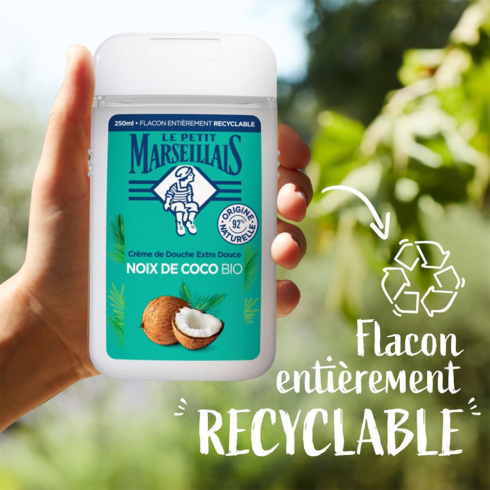 Le Petit Marseillais Douche Crème Hydratante à l'huile de Coco, 250 ml