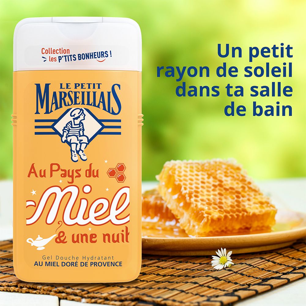 Le Petit Marseillais Gel douche hydratant au miel de provence, 250 ml