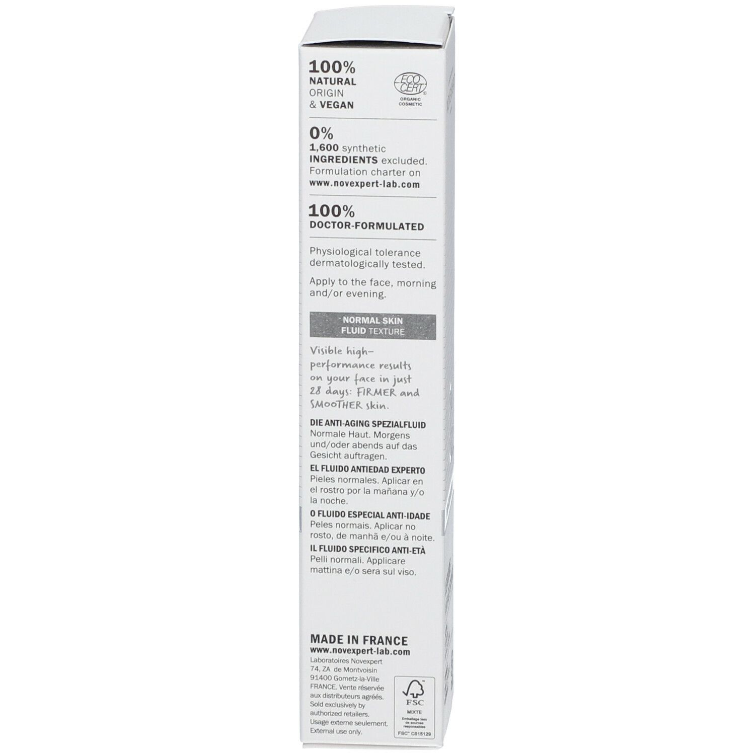 Laboratoires Novexpert Le Fluide Anti-Âge Expert