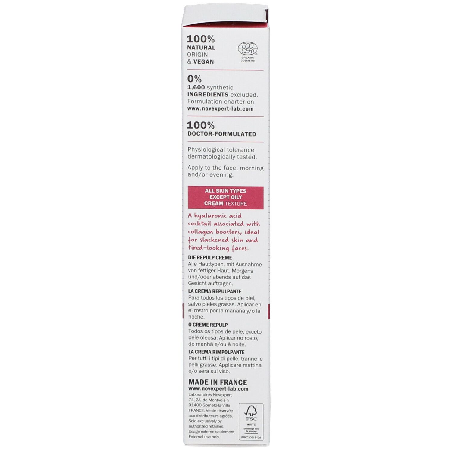 Laboratoires Novexpert La Crème Repulp