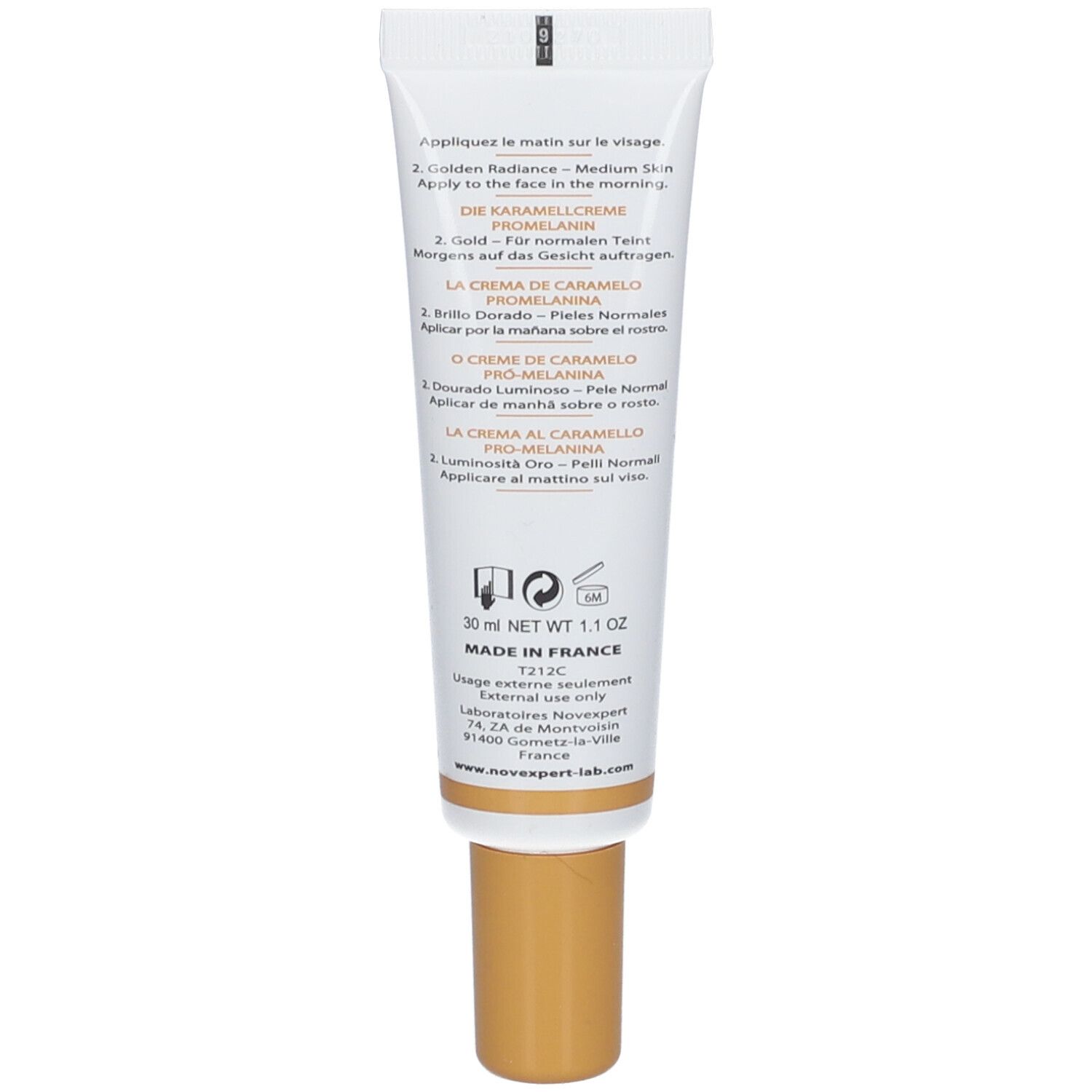 Laboratoires Novexpert La Crème au Caramel Éclat Doré 02