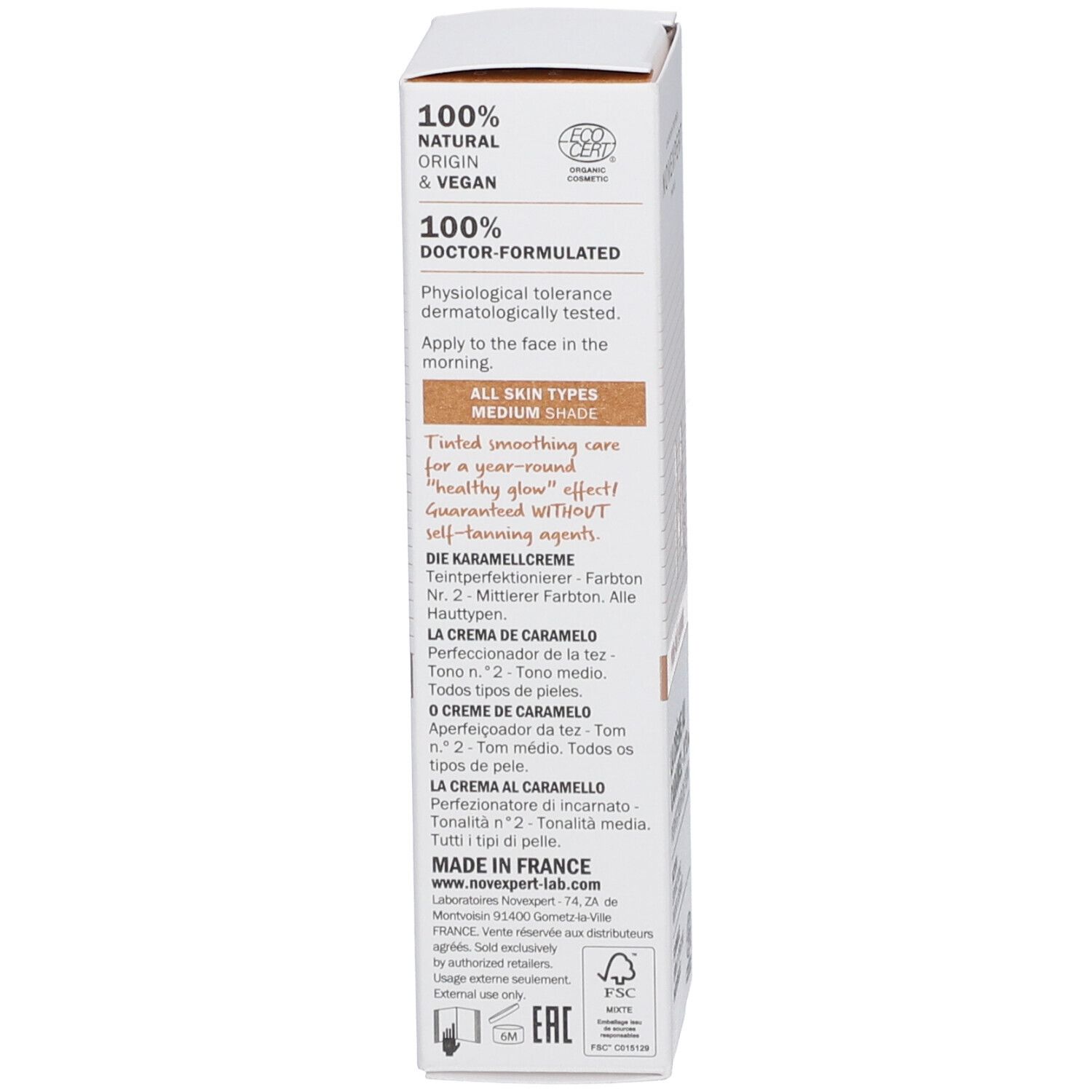 Laboratoires Novexpert La Crème au Caramel Éclat Doré 02