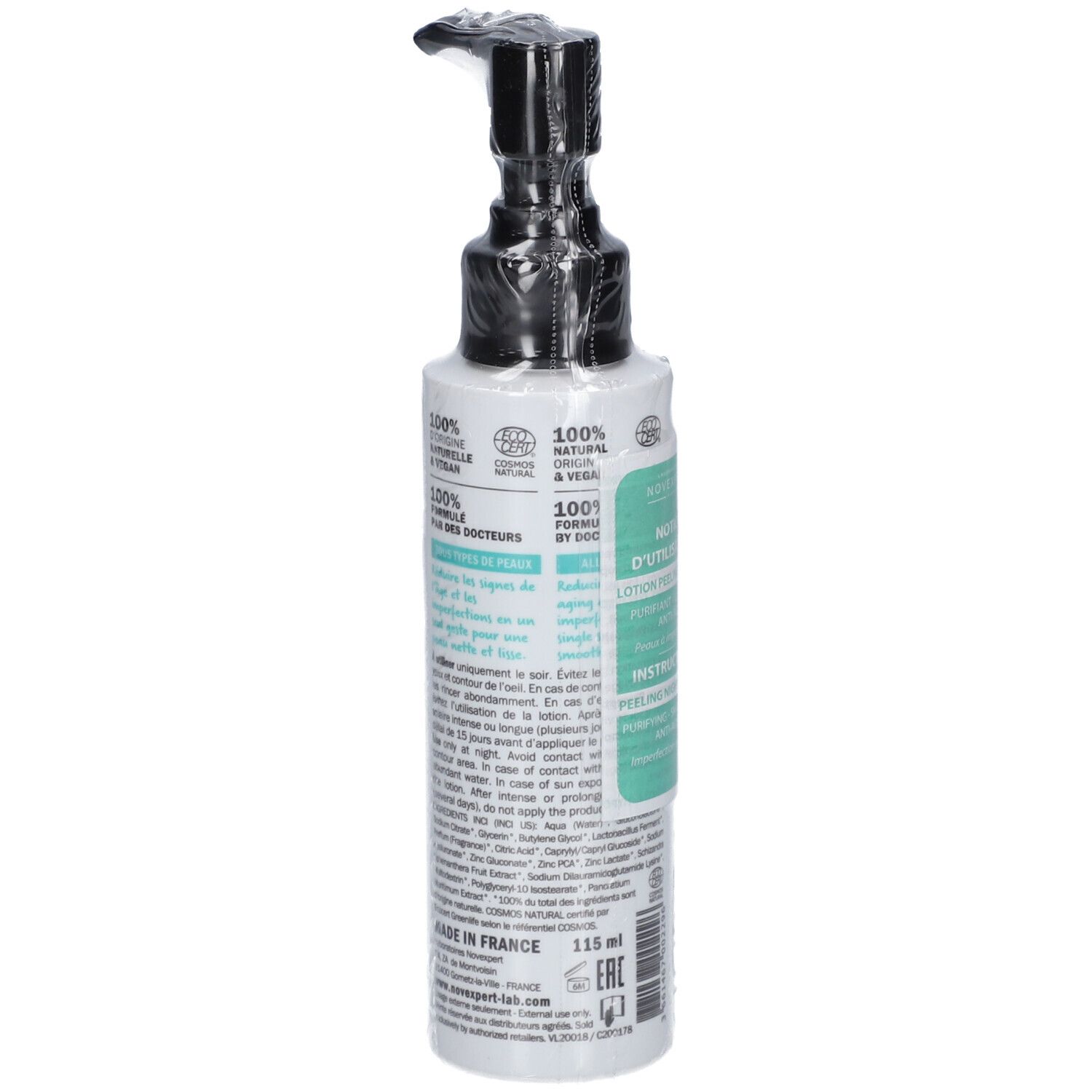 Laboratoires Novexpert Lotion Peeling de Nuit