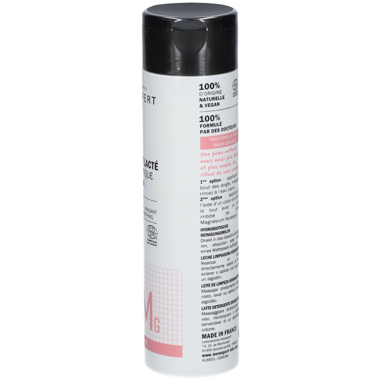 Laboratoires Novexpert Nettoyant Lacté Hydro-Biotique