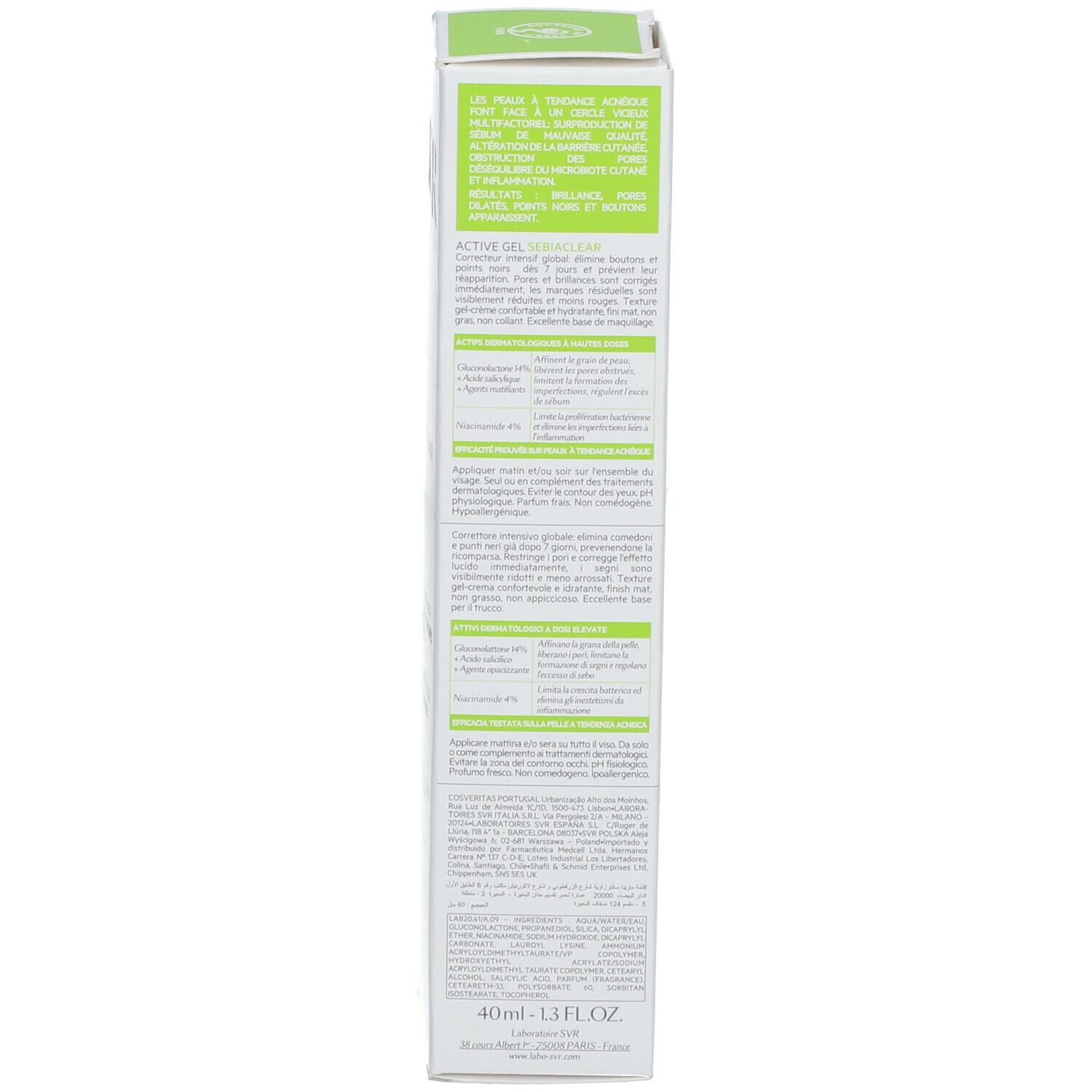 SVR SEBIACLEAR Active Gel