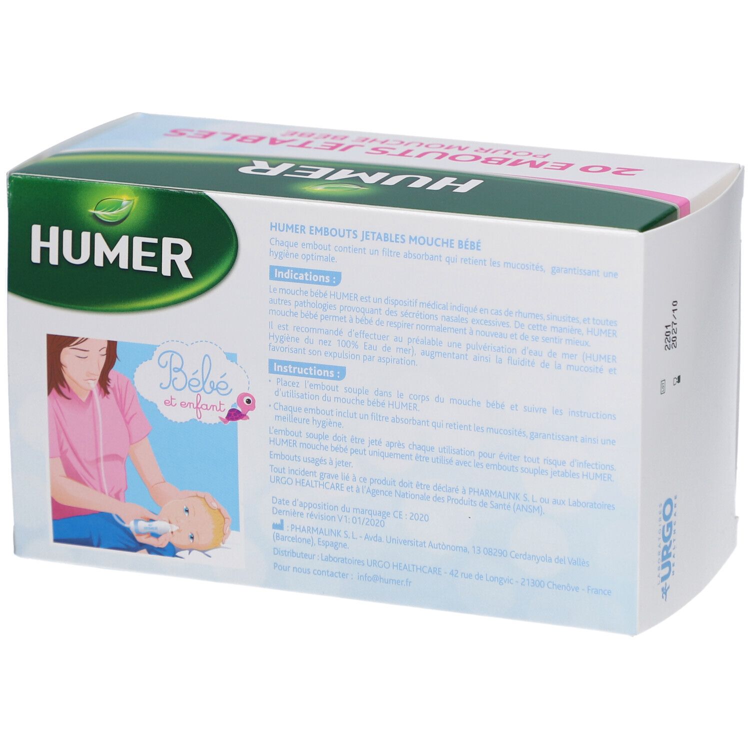 HUMER® Embouts jetables pour mouche bébé