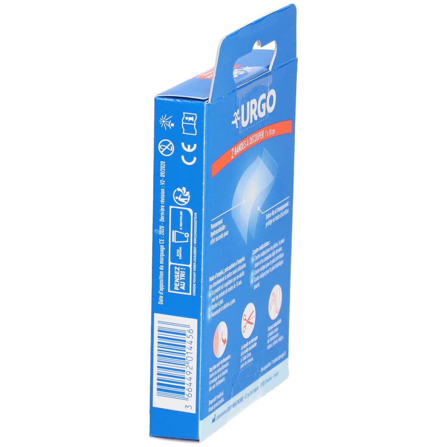 URGO Préventions ampoules, 2 bandes à découper