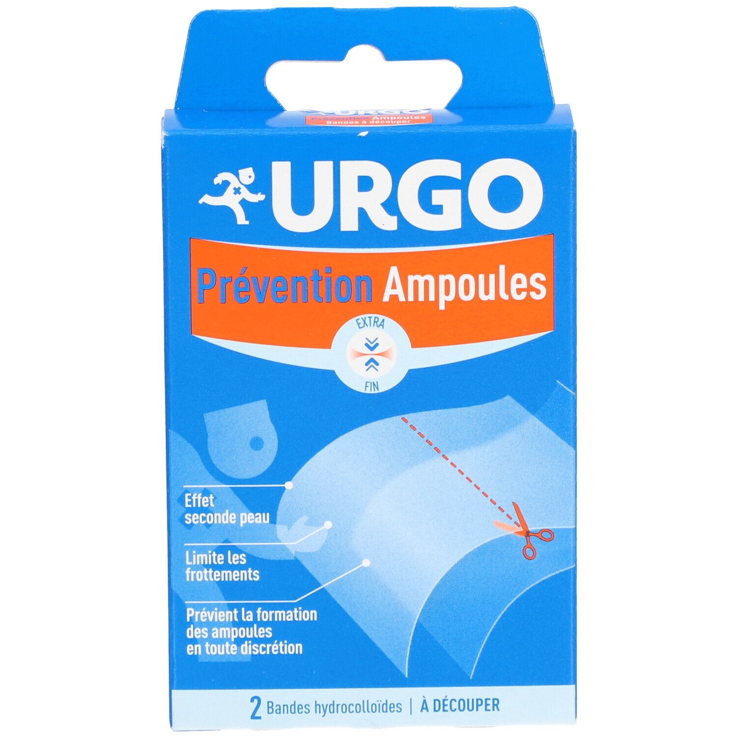 URGO Préventions ampoules, 2 bandes à découper