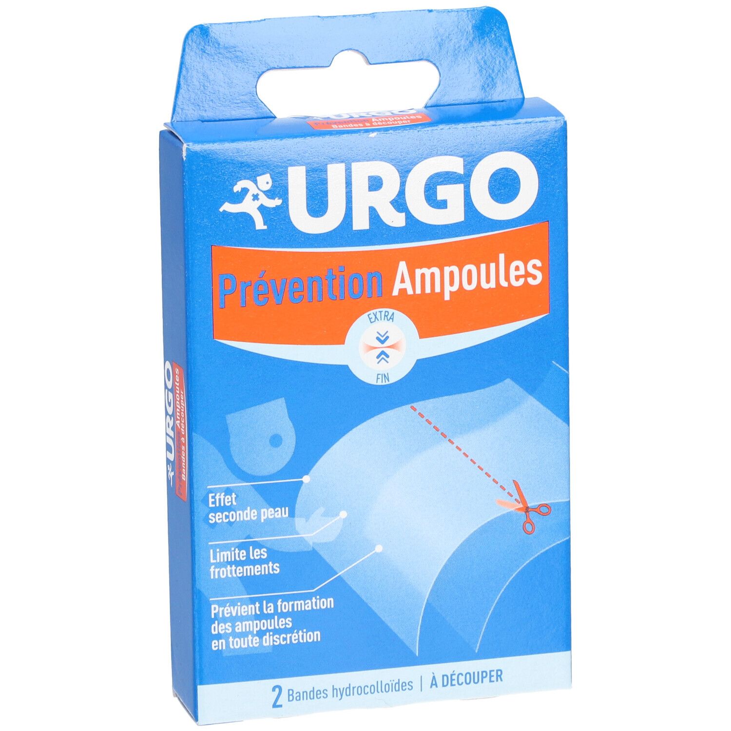URGO Préventions ampoules, 2 bandes à découper