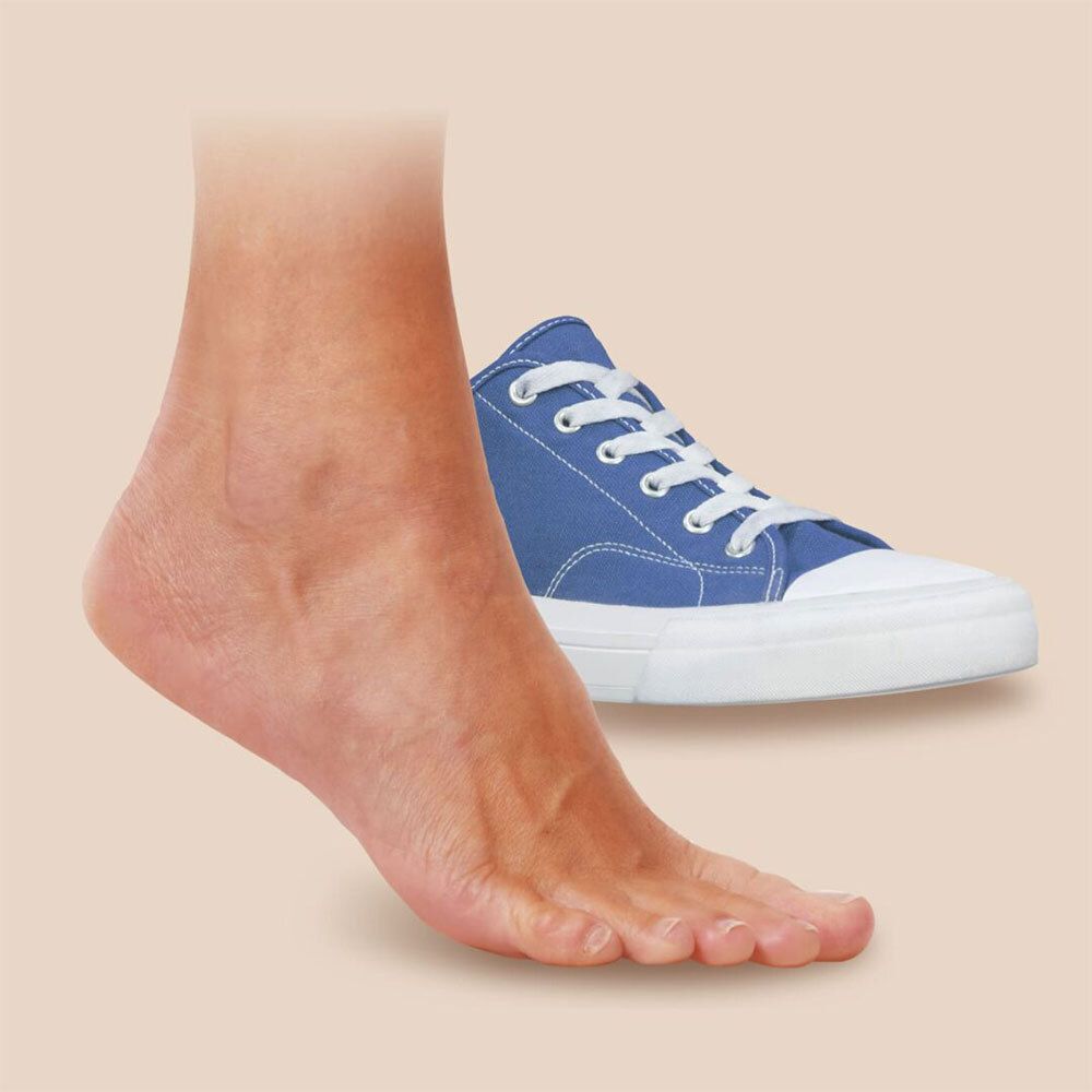 URGO Prévention Ampoules : Pied et chaussure, pour illustrer l'application.
