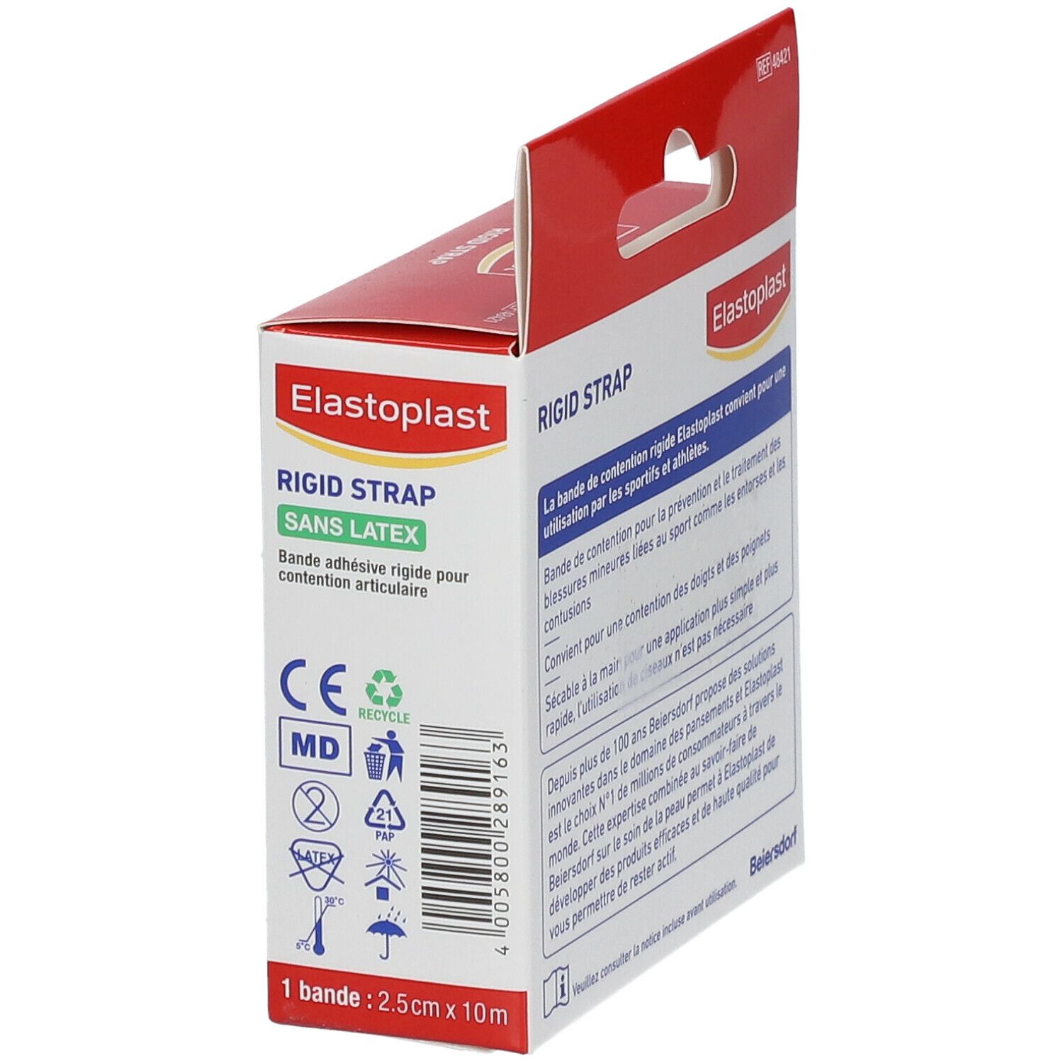Elastoplast Rigid Strap Doigt 2,5 cm x 10 m 10 pc(s) - Redcare Pharmacie