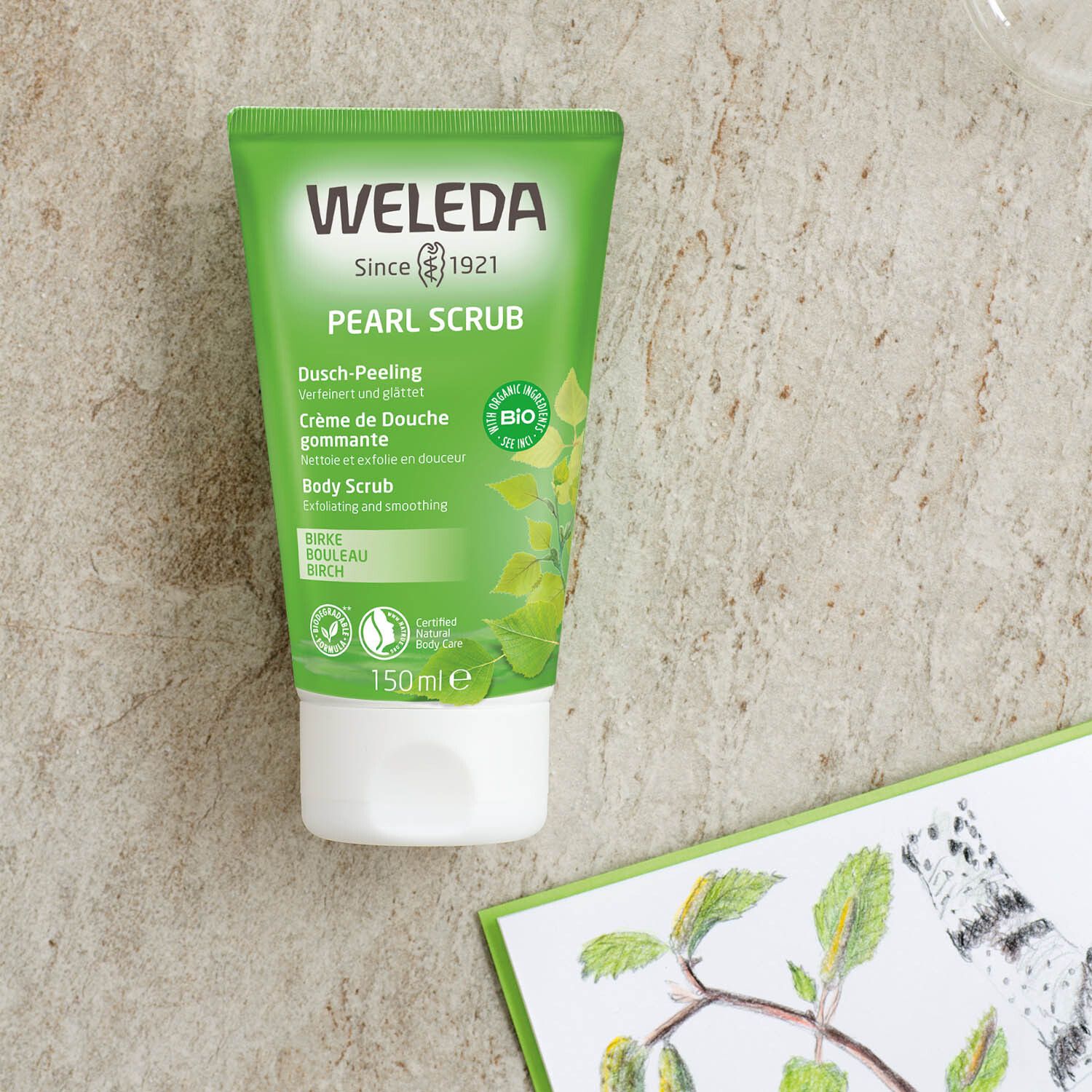 WELEDA Crème de Douche gommante au Bouleau