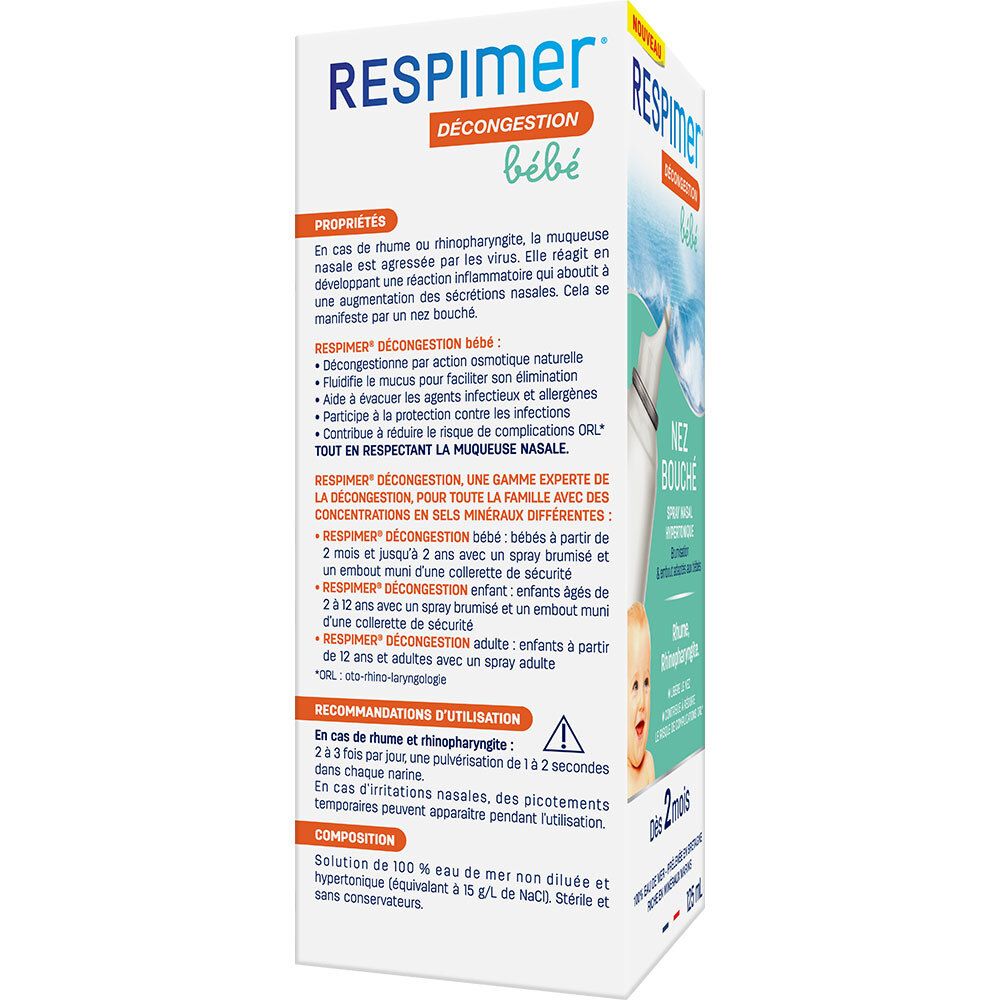 Respimer Décongestion Bébé dès 2 mois 125ml