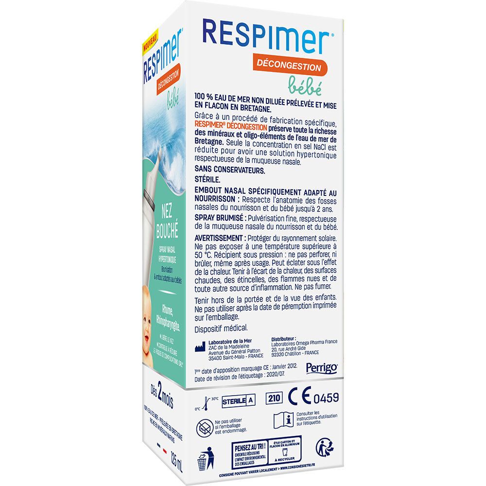 Respimer Décongestion Bébé dès 2 mois 125ml