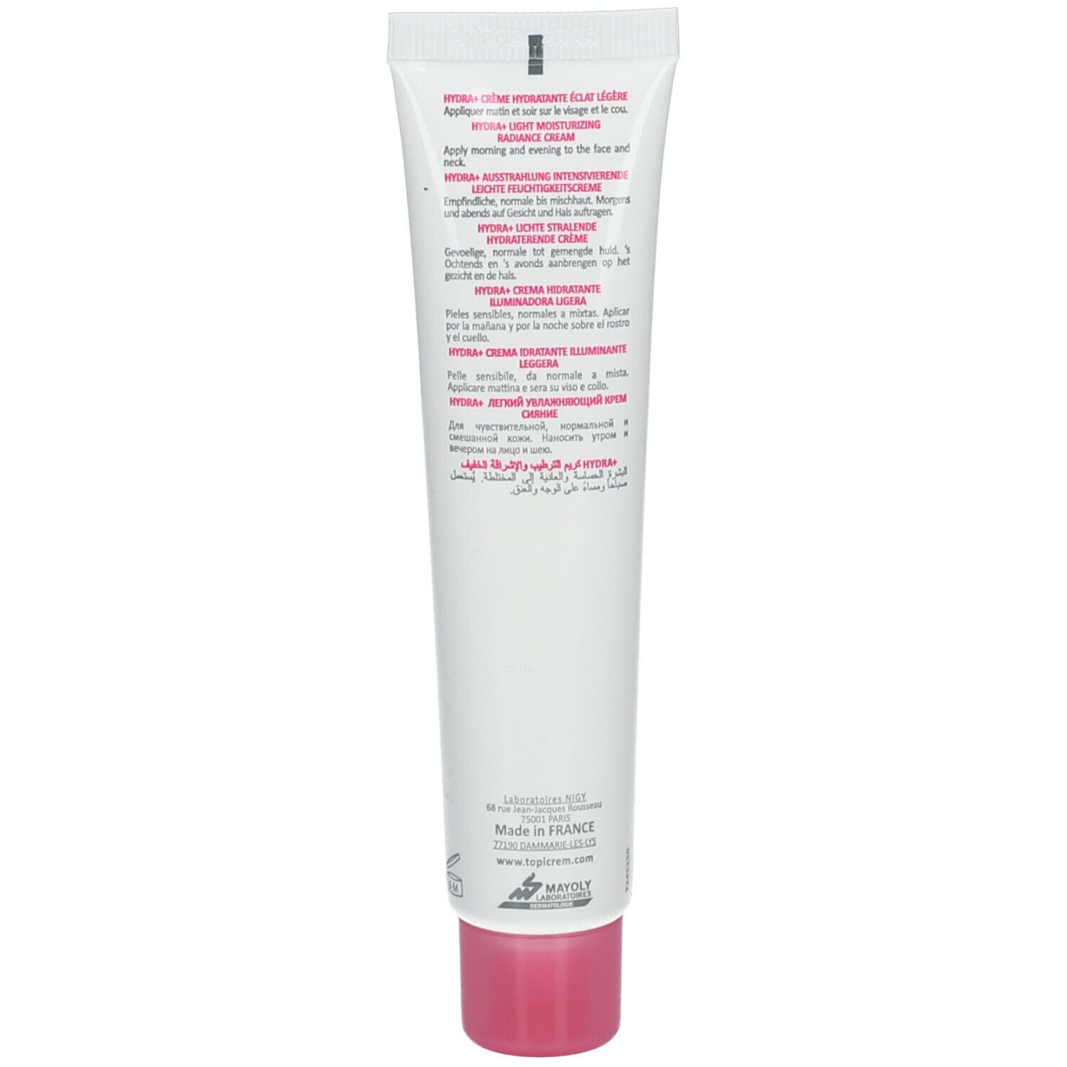 TOPICREM HYDRA+ Crème Hydratante Éclat Légère