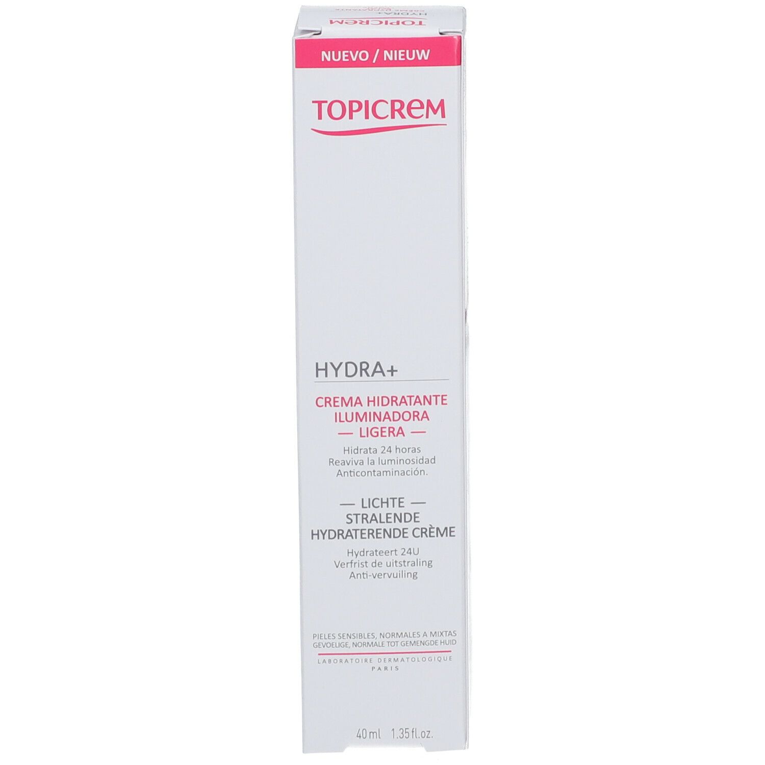 TOPICREM HYDRA+ Crème Hydratante Éclat Légère