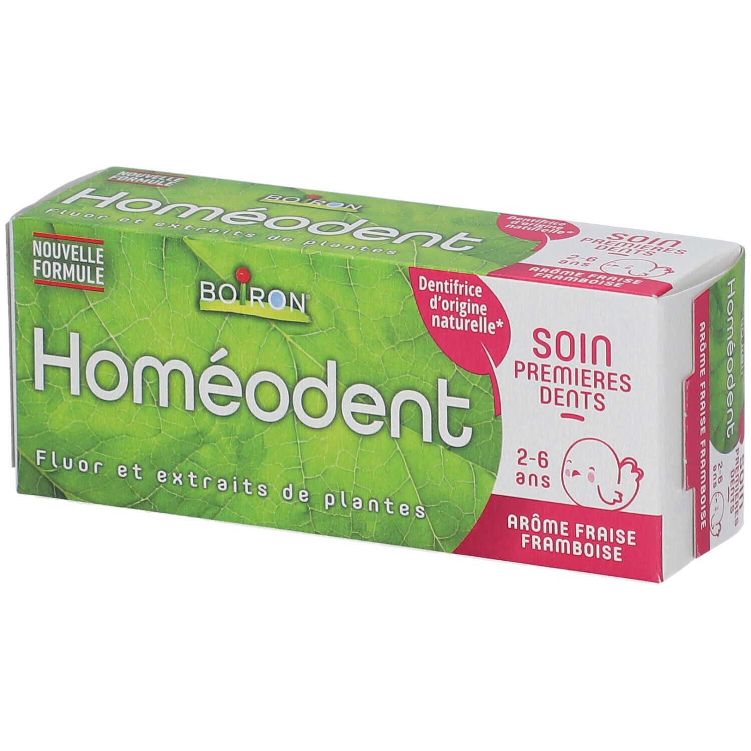 BOIRON® Homéodent Soin Premières Dents, Gel dentifrice arôme fraise/framboise