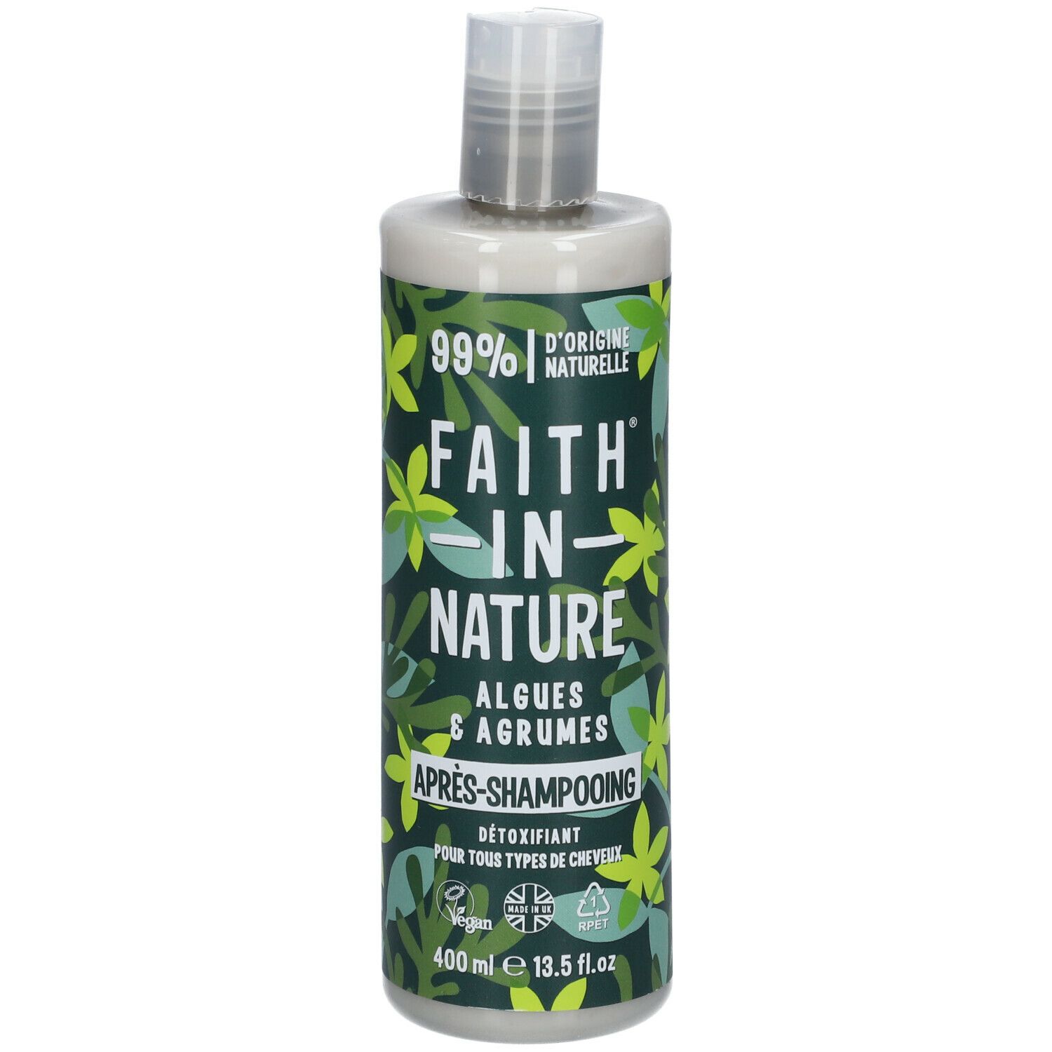 FAITH® IN NATURE Après-Shampoing Détoxifiant aux Algues & Agrumes