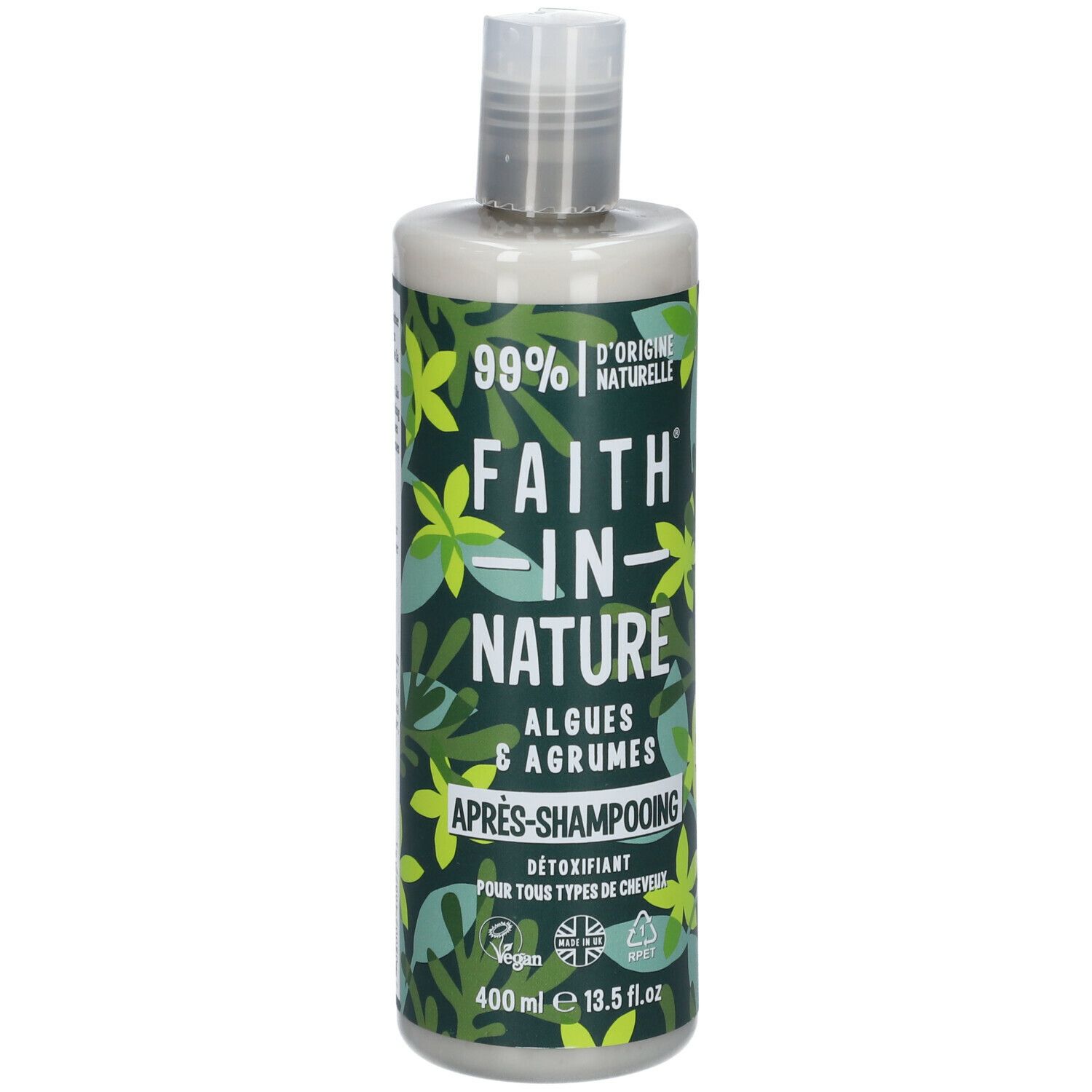 FAITH® IN NATURE Après-Shampoing Détoxifiant aux Algues & Agrumes