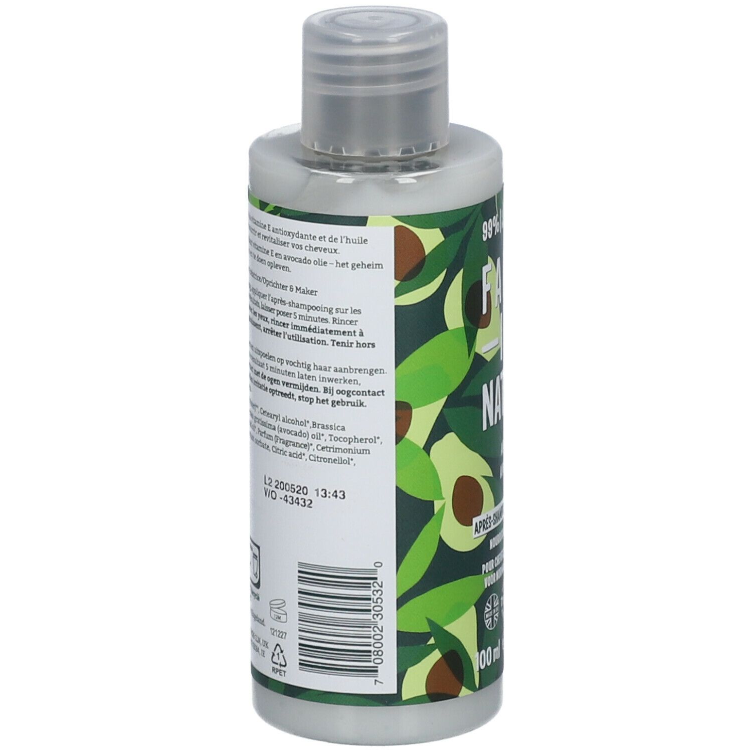 FAITH IN NATURE Travel size Aprs-Shampooing Nourrissant  l'Avocat 100 ml  - Redcare Pharmacie