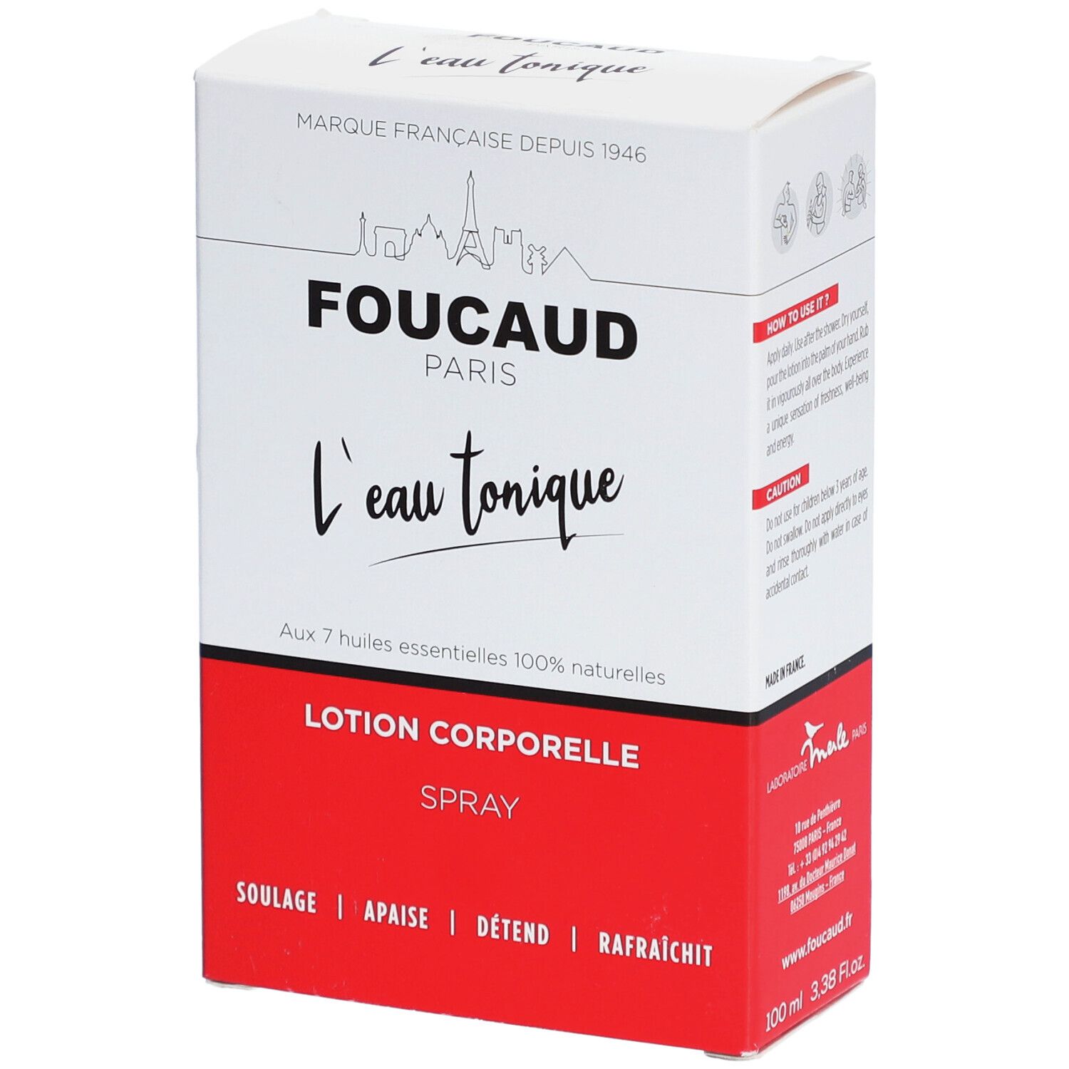 FOUCAUD® L’eau Tonique Lotion corporelle en Spray