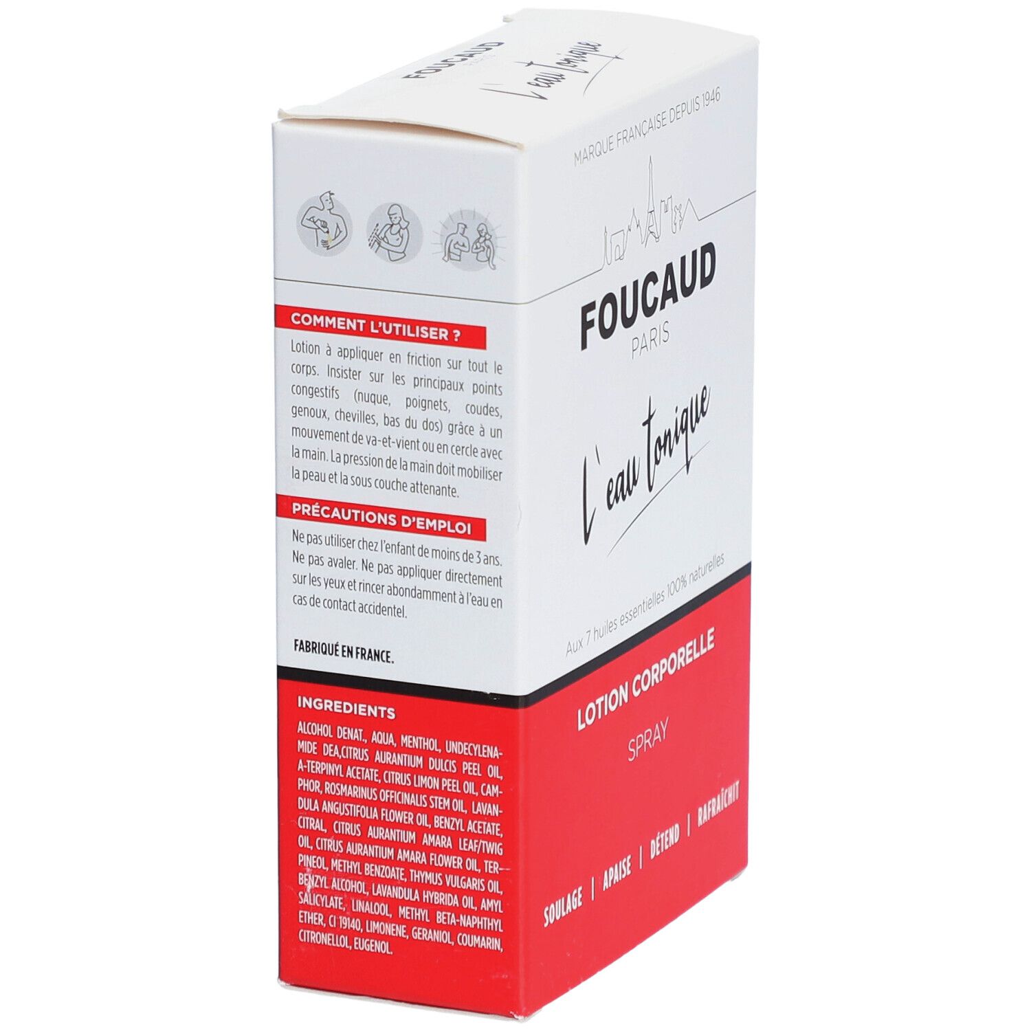 FOUCAUD® L’eau Tonique Lotion corporelle en Spray