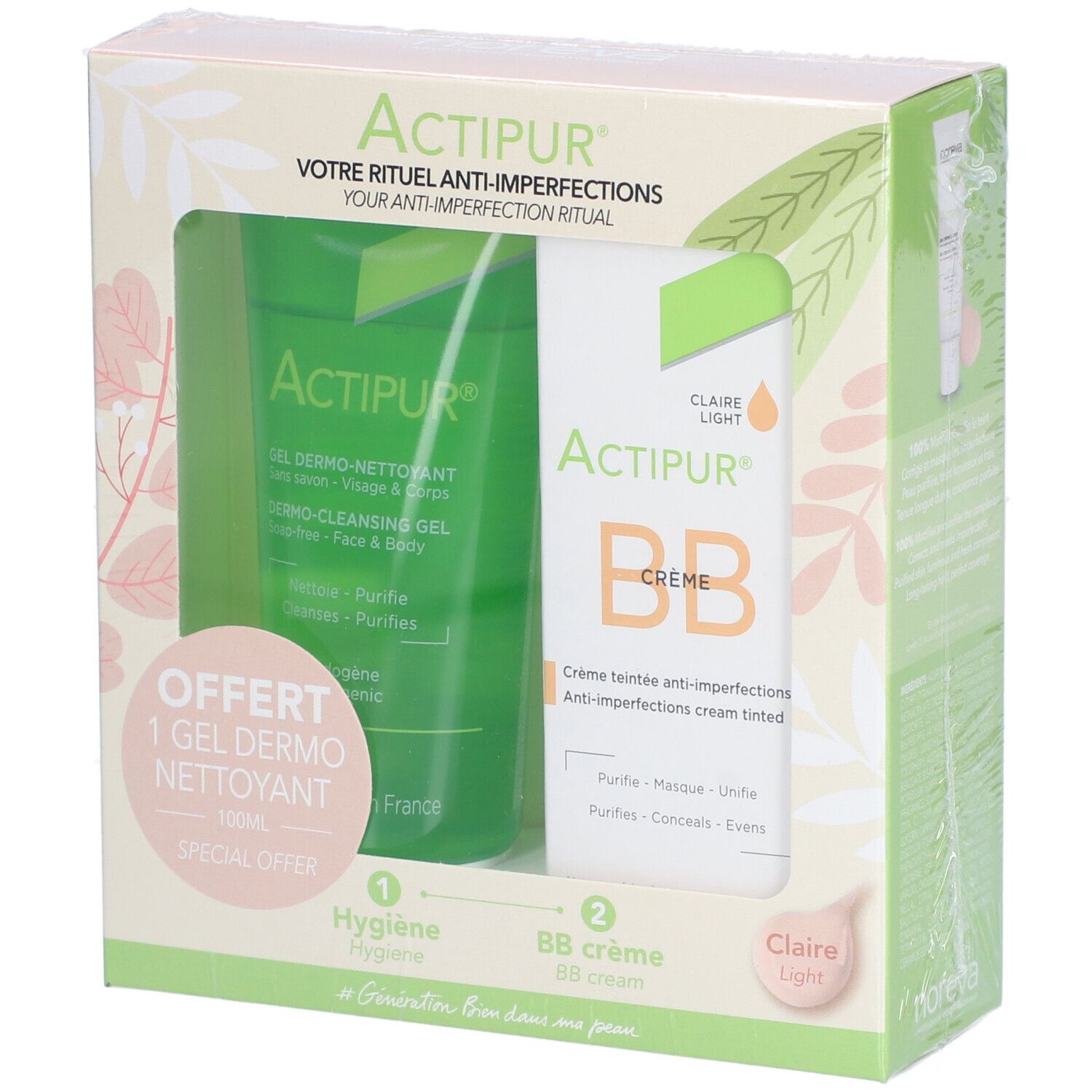 ACTIPUR BB CR TEINT CLAIR 30ML+OFF