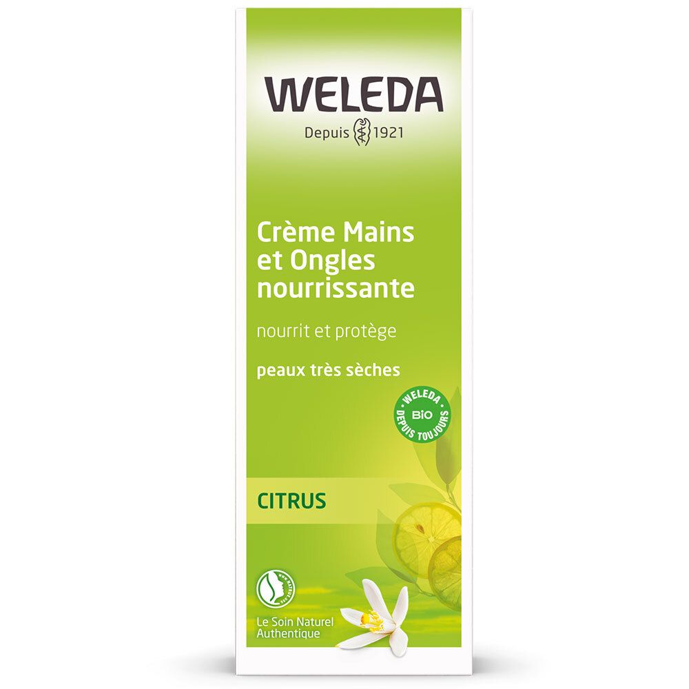 WELEDA Crème nutritive Mains et Ongles au Citrus