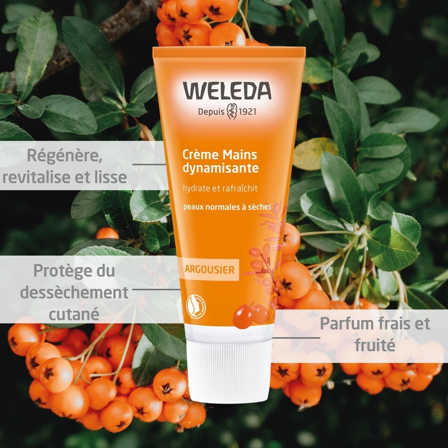 WELEDA Crème Mains Dynamisante à l'Argousier