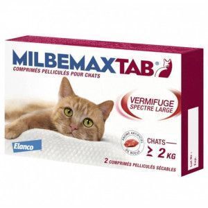 Milbemaxtab vermifuge chat + de 2kg
