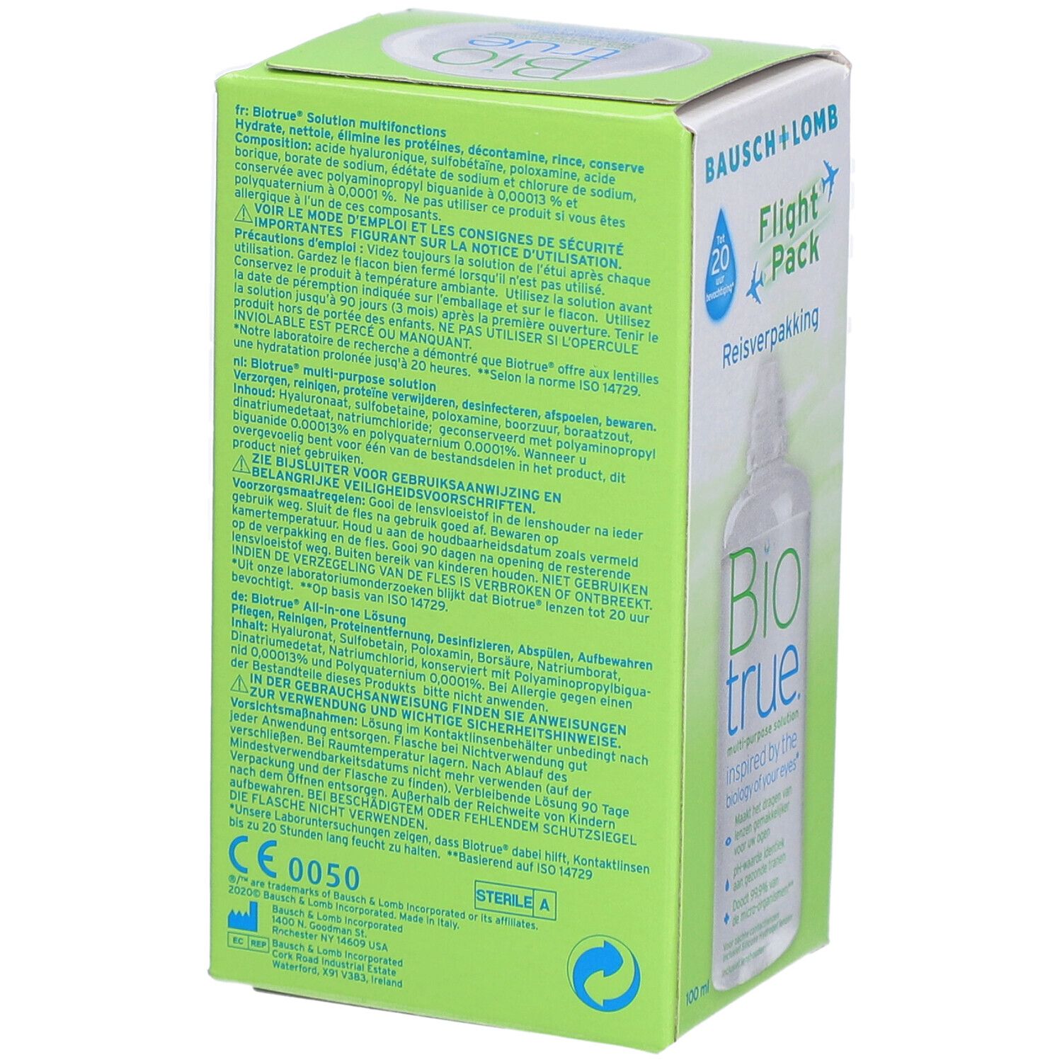 Biotrue Solution Multifonctions Pour Les Lentilles De Contact 100ml