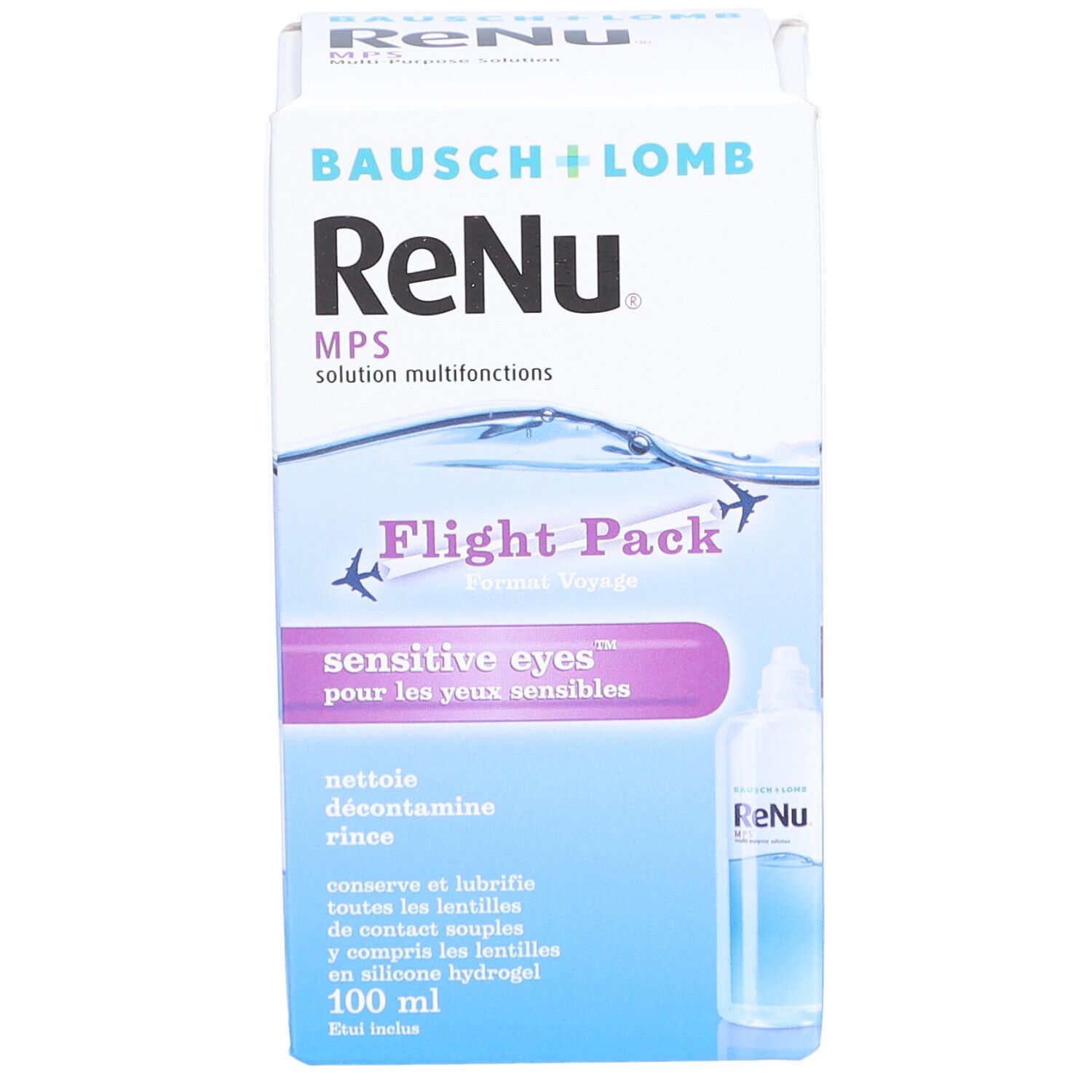 ReNu MPS Solution Multifonctions Pour Lentilles de Contact Souples 100ml
