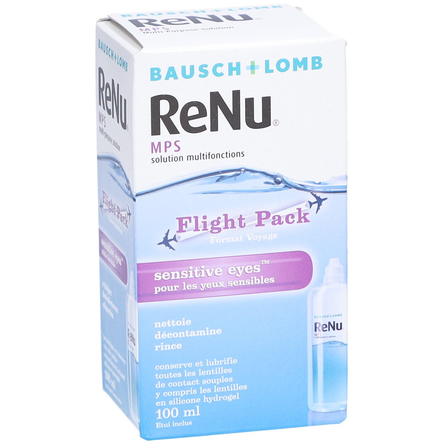 ReNu MPS Solution Multifonctions Pour Lentilles de Contact Souples 100ml