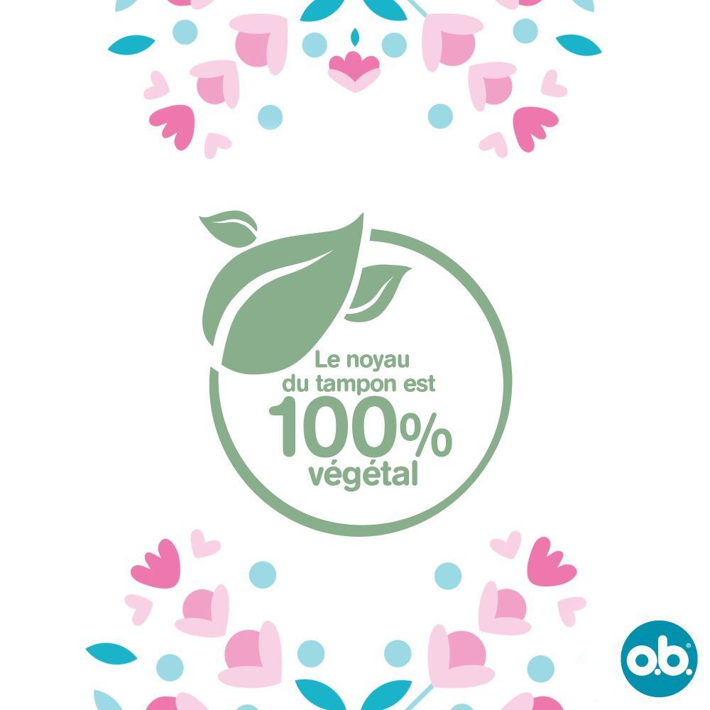 o.b.® Comfort Tampons périodiques Super Plus