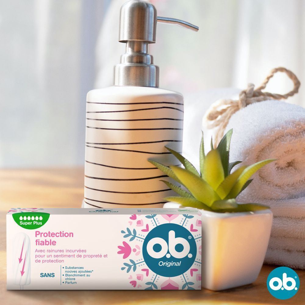 o.b.® Comfort Tampons périodiques Super Plus