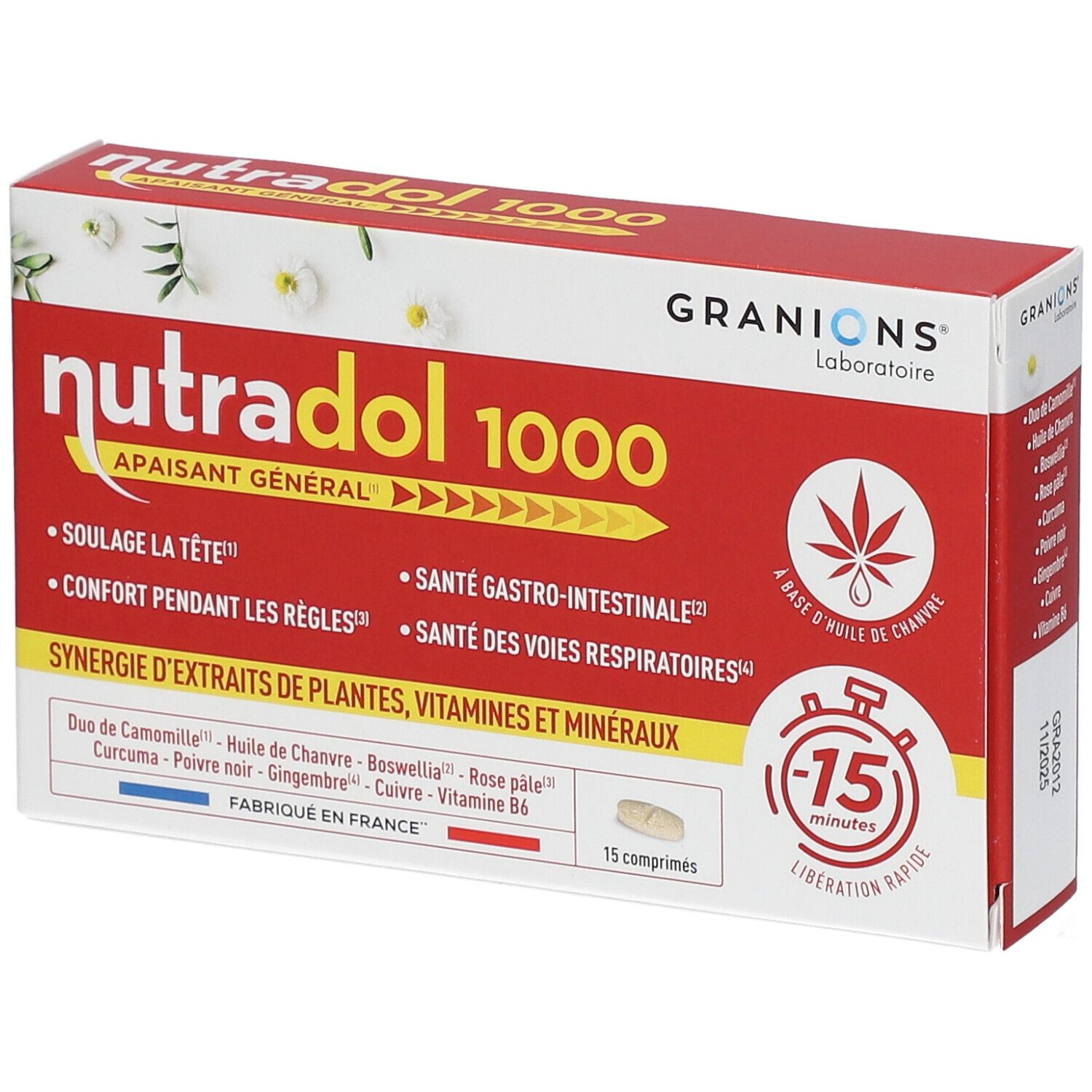 Laboratoire des GRANIONS® Nutradol 1000