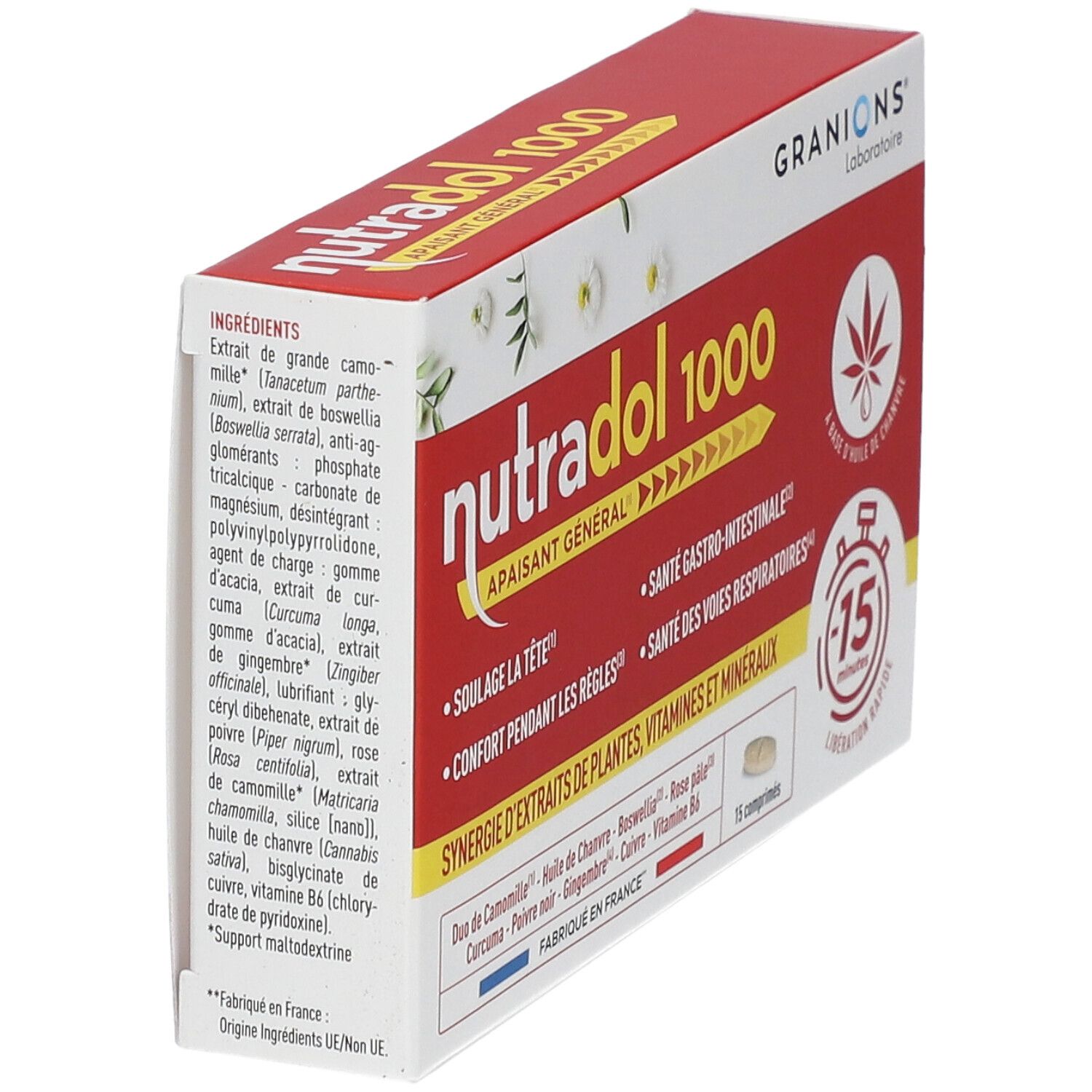 Laboratoire des GRANIONS® Nutradol 1000