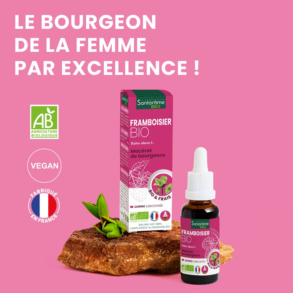 Santarome Bio Framboisier Bio Macérat de Bourgeons