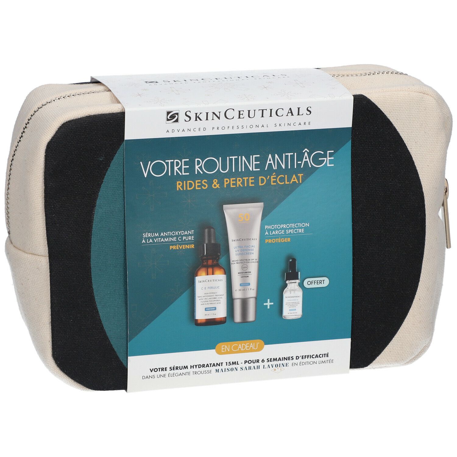 SkinCeuticals Trousse Routine Intégrale Rides + Perte d'éclat C E FERULIC®