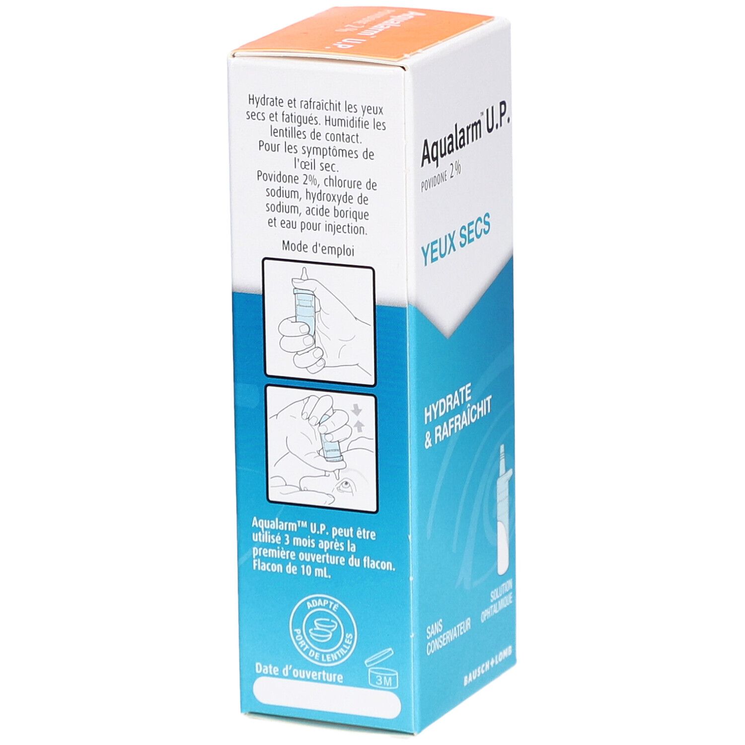 Bausch + Lomb Aqualarm U.P. solution oculaire pour yeux secs