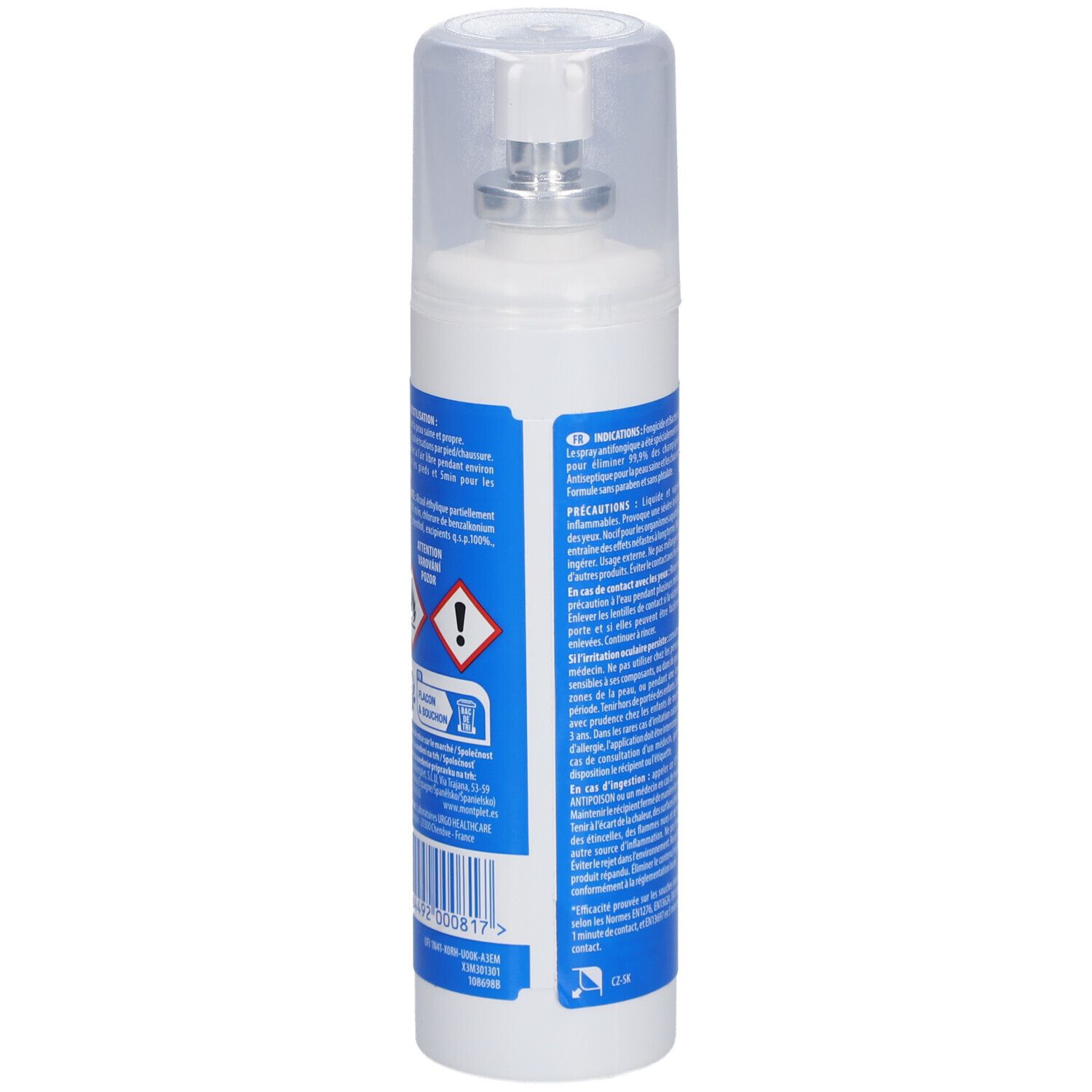 URGO Spray Prévention Mycoses Pieds & Chaussures