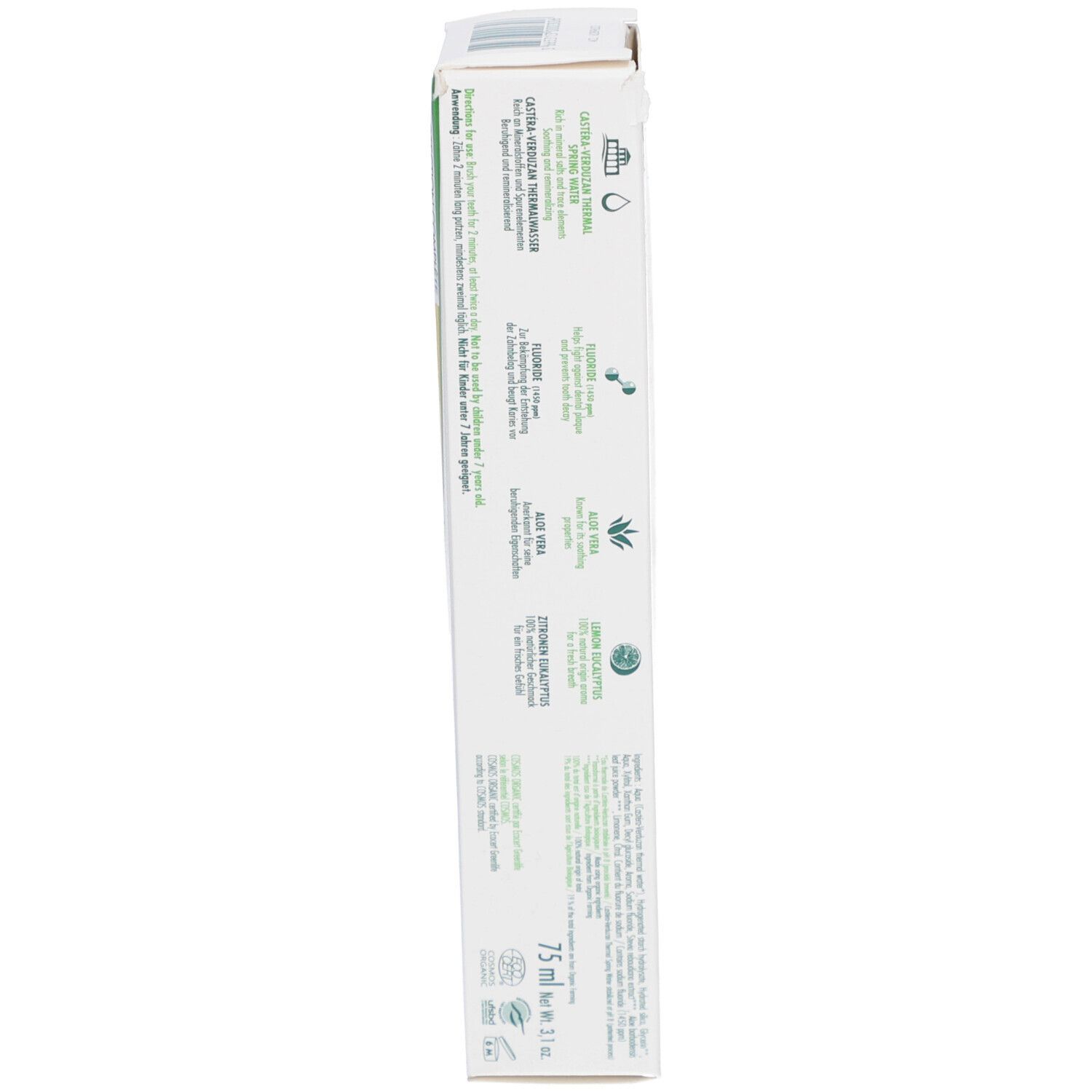 Buccotherm Dentifrice à l'Eau Thermale Protection Complète Bio