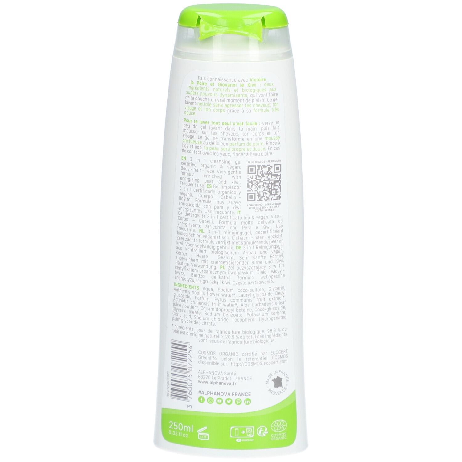 Alphanova va prendre ta douche poire 250 ml Redcare Pharmacie