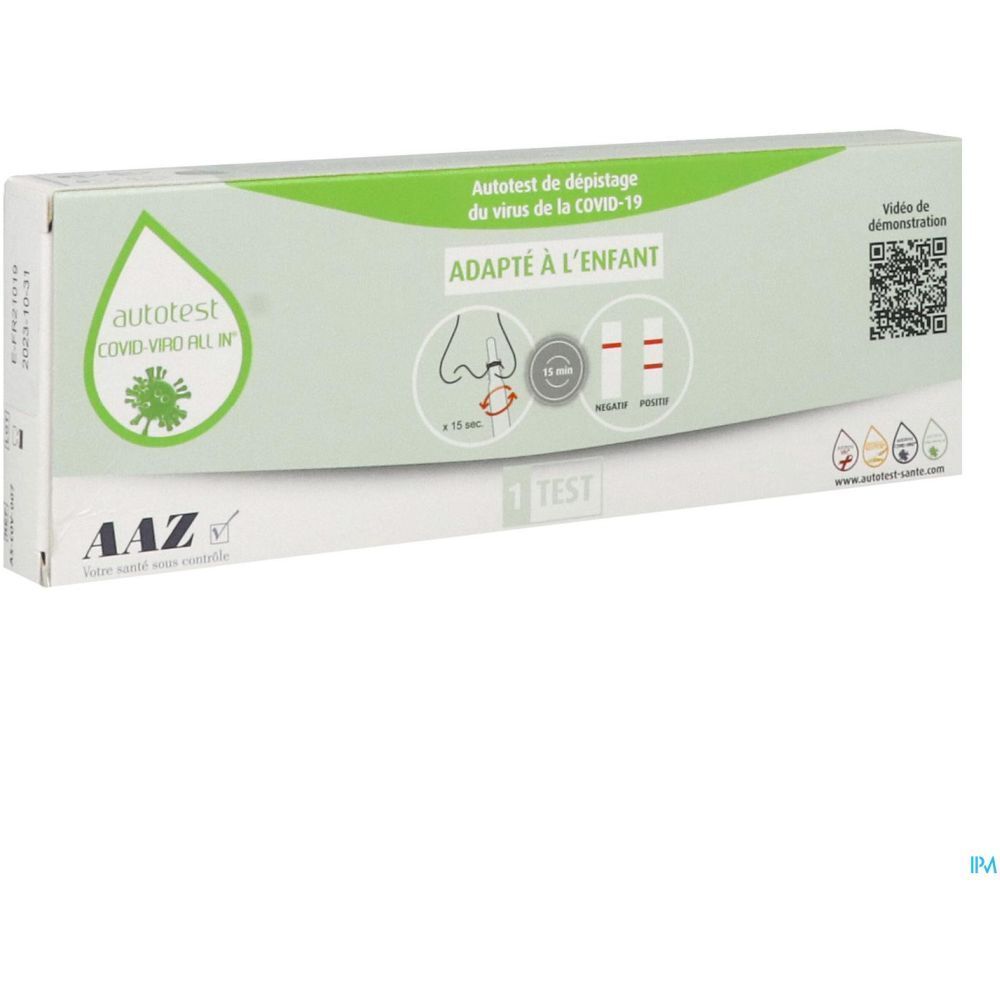 AAZ Autotest COVID-19 enfant